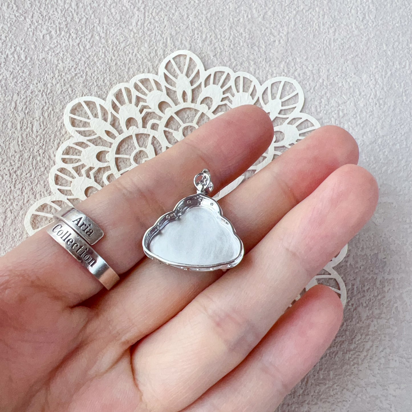 Small Green Happy Buddha, Jadeite Jade 18K White Gold Pendant, QY-0921-DFZB45529