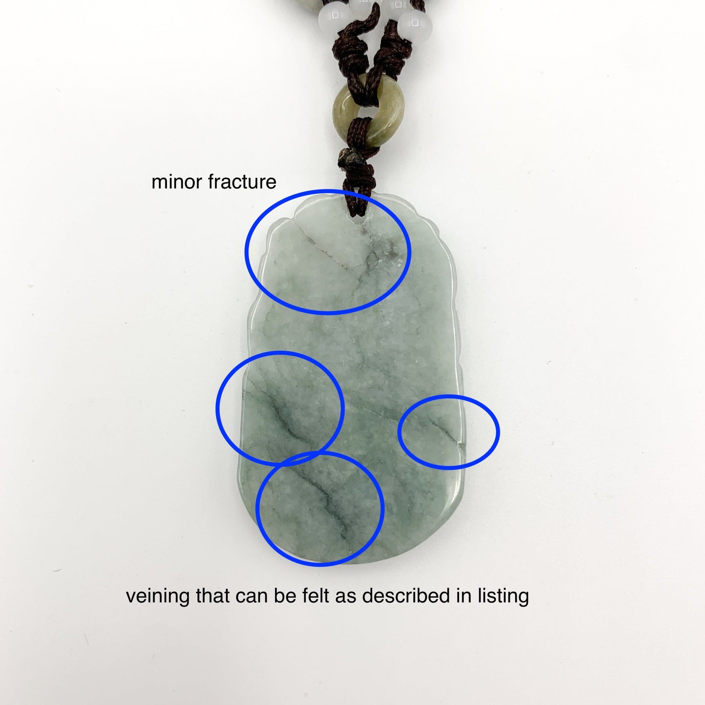 Final Sale – Minor Imperfections Pig Zodiac Jadeite Jade Rustic Carved Pendant