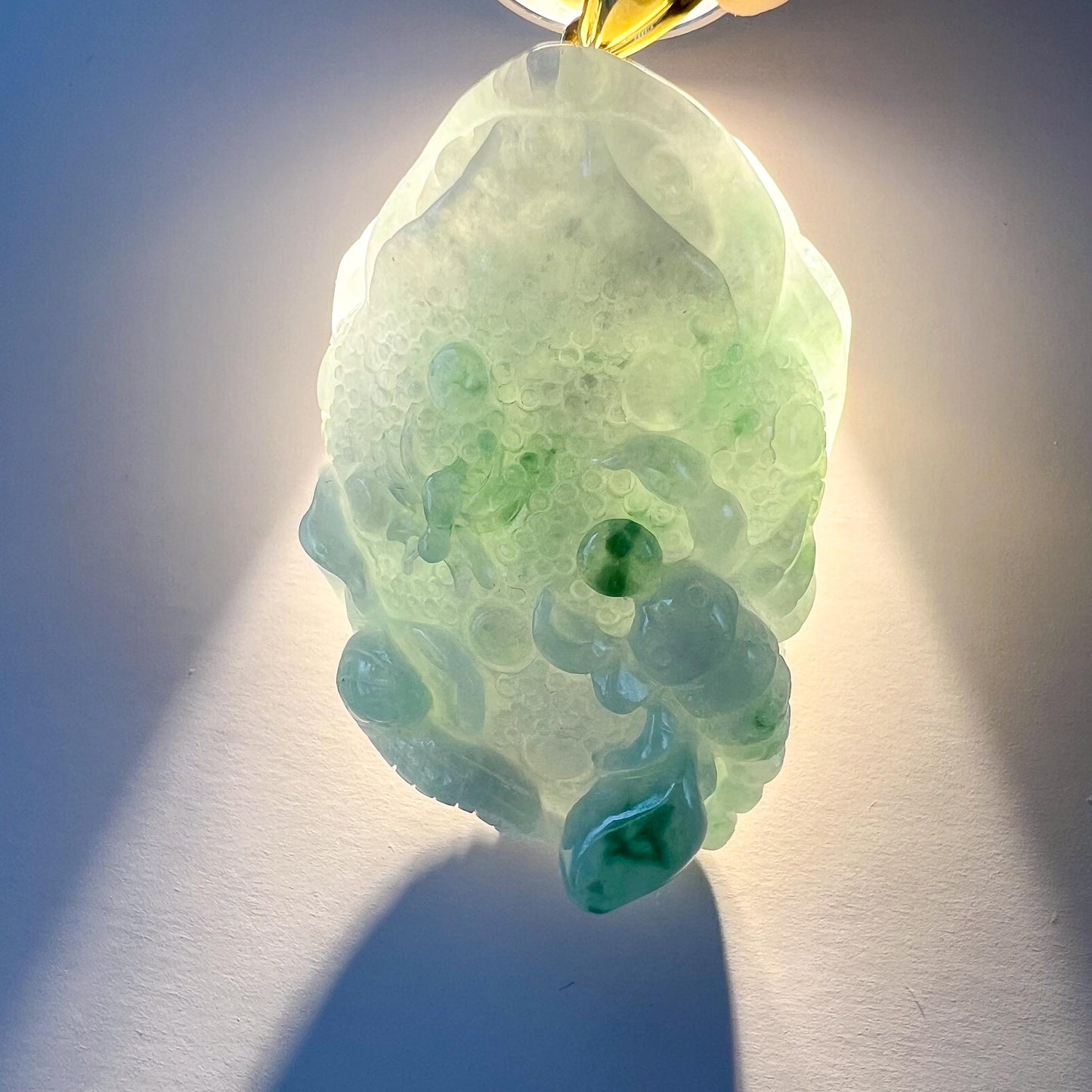 5 Poison Toad Jade Pendant with 18K gold Bail, Scorpion, Snake, Spider, Centipede Hand Carved, 五毒, Jadeite Jade Pendant, YGR-0924-1749944068