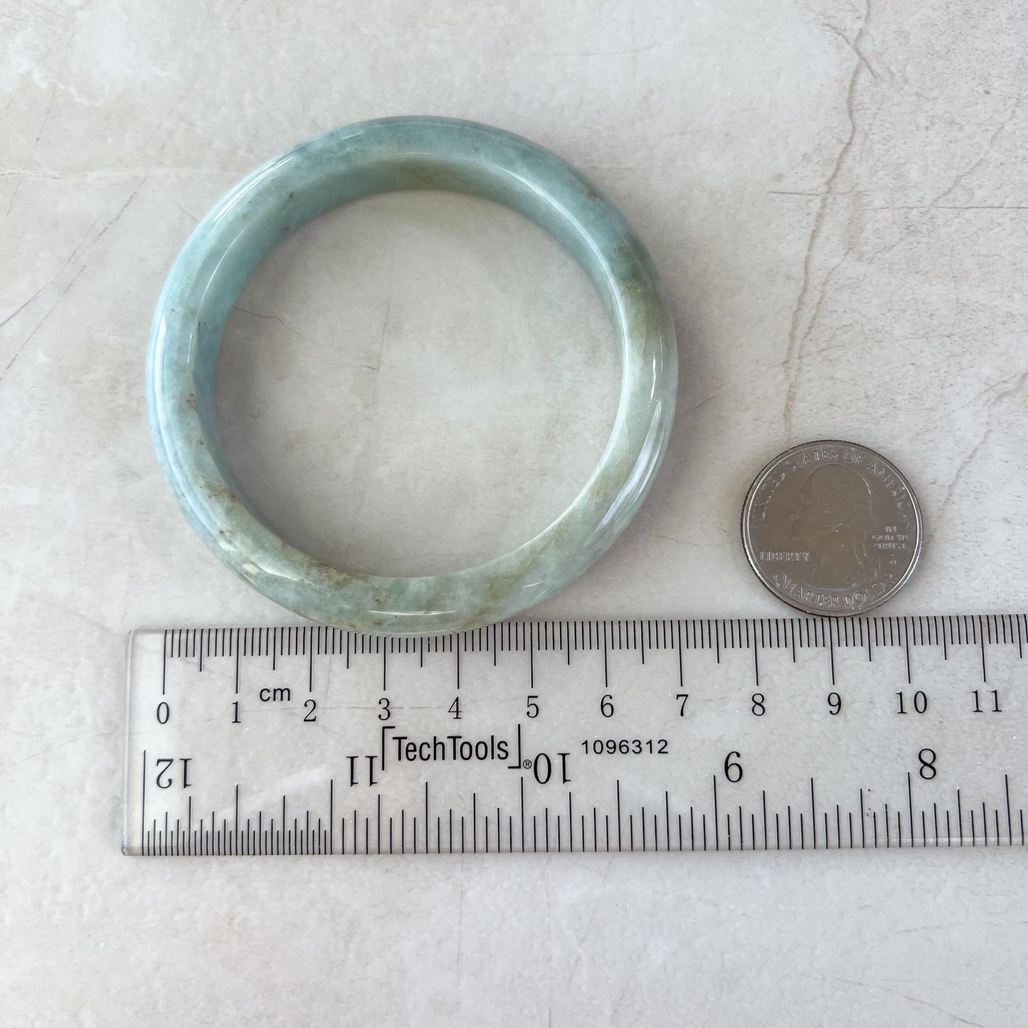 56.4 mm Light Green Jadeite Jade Bangle, Burmese Grade A Jadeite Jade, MDPK-1222-1752281029