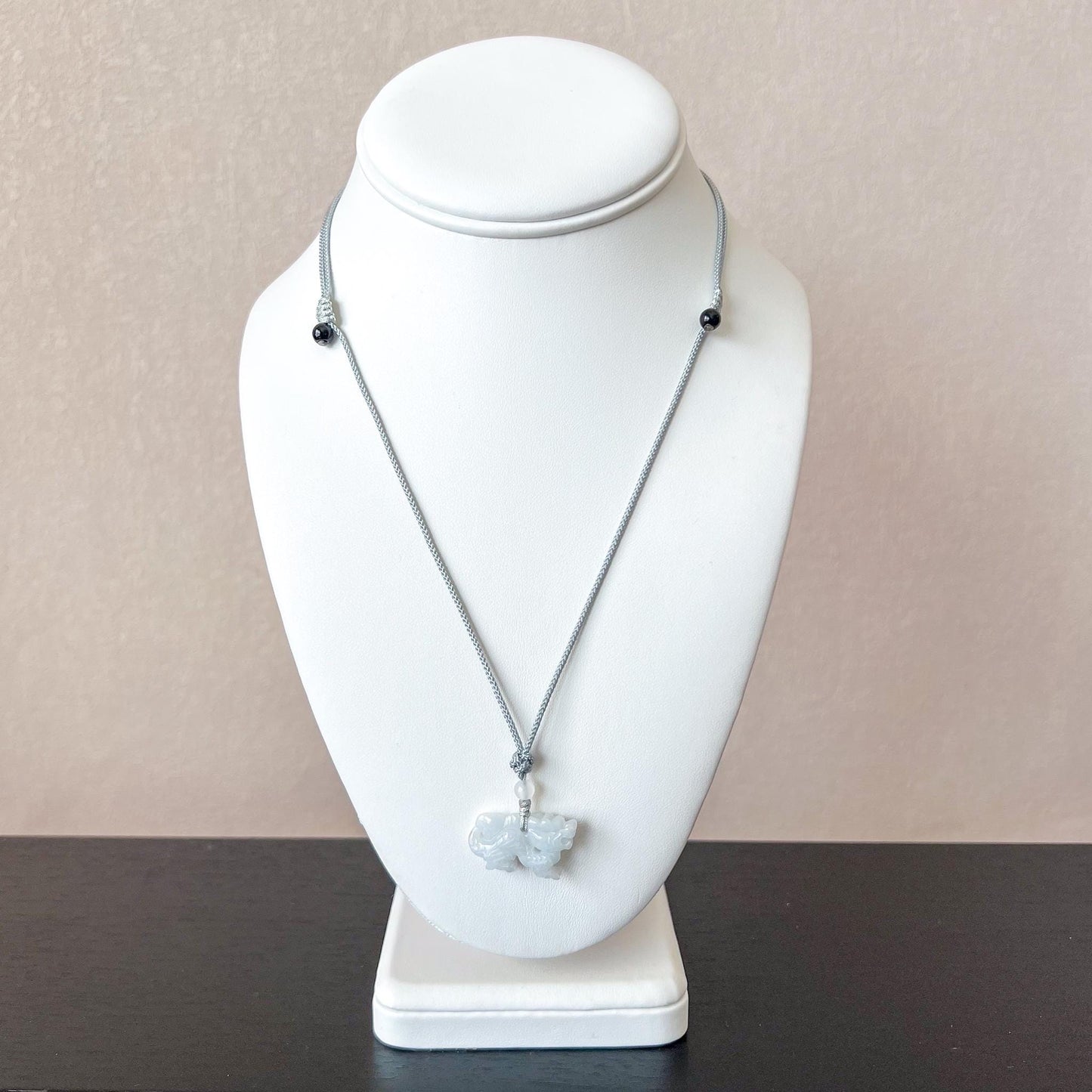 Mini Jade Dragon Pendant, Small Jadeite Jade Dragon Zodiac Carved Pendant, YW-0110-1761697312