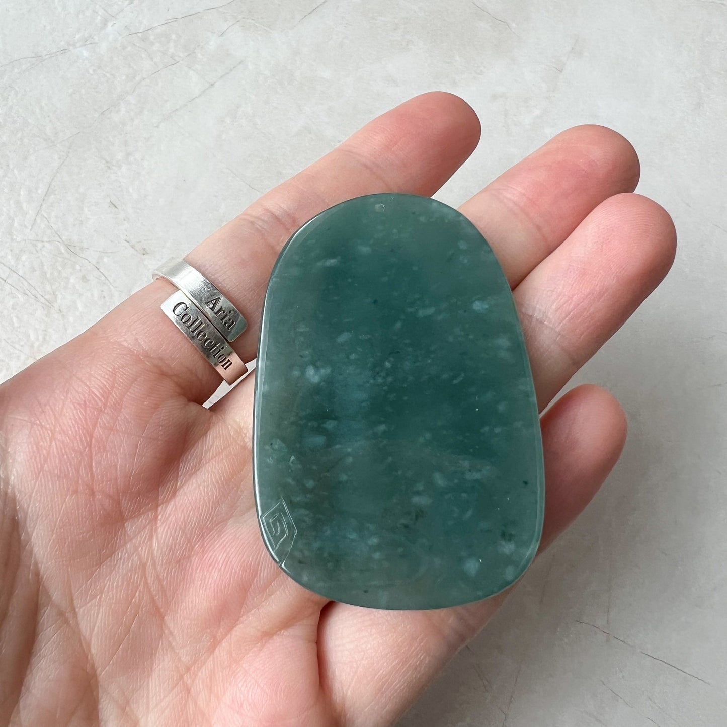 Jadeite Jade Virgin Mary, Mother of Jesus, Blue Green Jade, Christian Necklace, Hand Carved Necklace, XZ-1221-1671073796