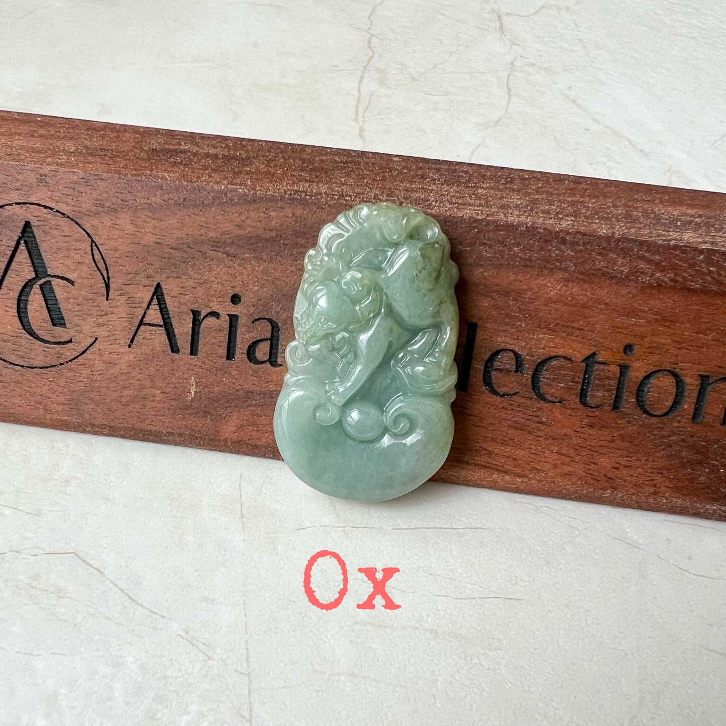 Green Jadeite Jade Zodiac Pendant Necklace, Chinese Zodiac Collection, Rat, Ox, Tiger, Rabbit, Dragon, Snake, Horse, Goat, Monkey, Rooster, Dog, Pig, LJ-1221-1674080985