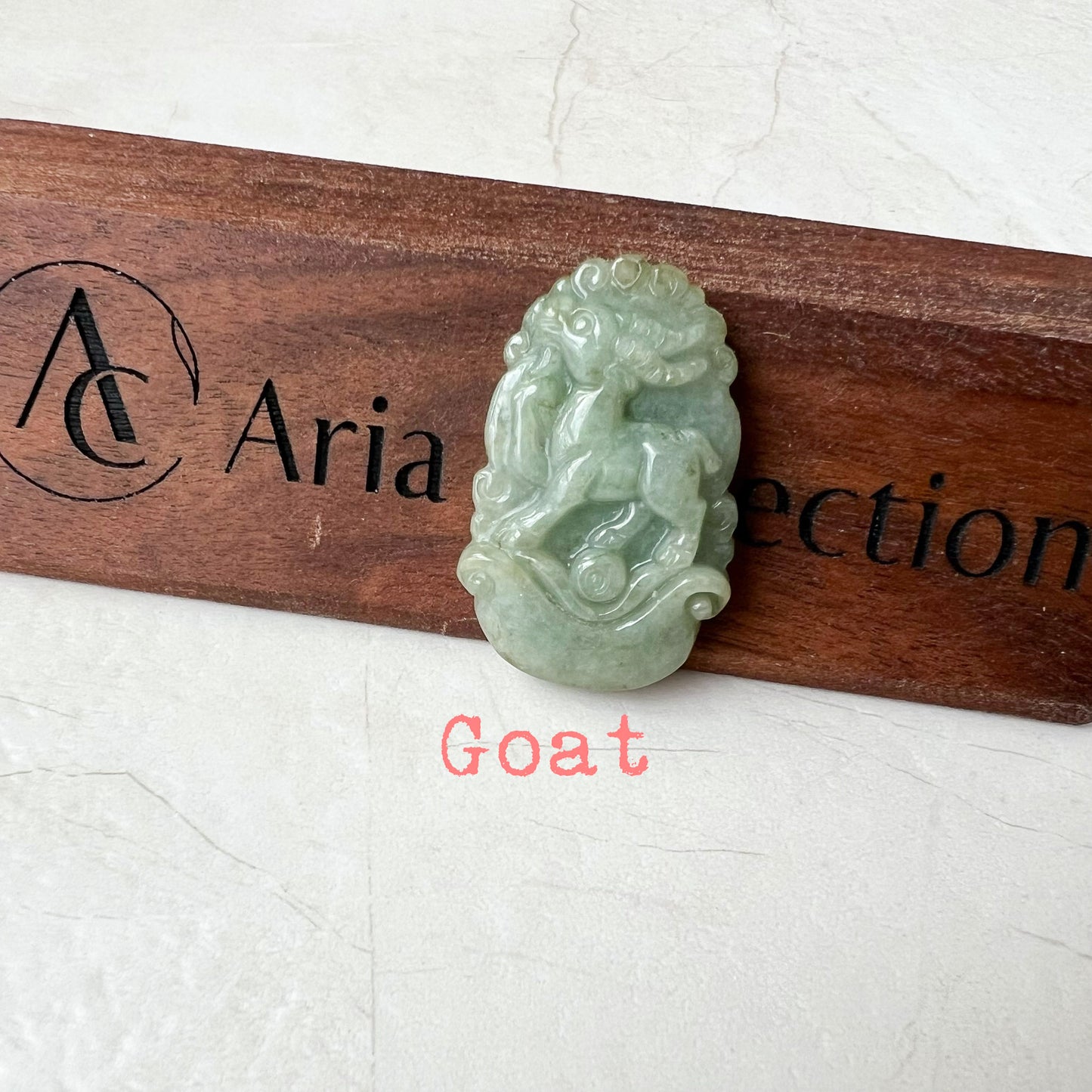 Green Jadeite Jade Zodiac Pendant Necklace, Chinese Zodiac Collection, Rat, Ox, Tiger, Rabbit, Dragon, Snake, Horse, Goat, Monkey, Rooster, Dog, Pig, LJ-1221-1674080985