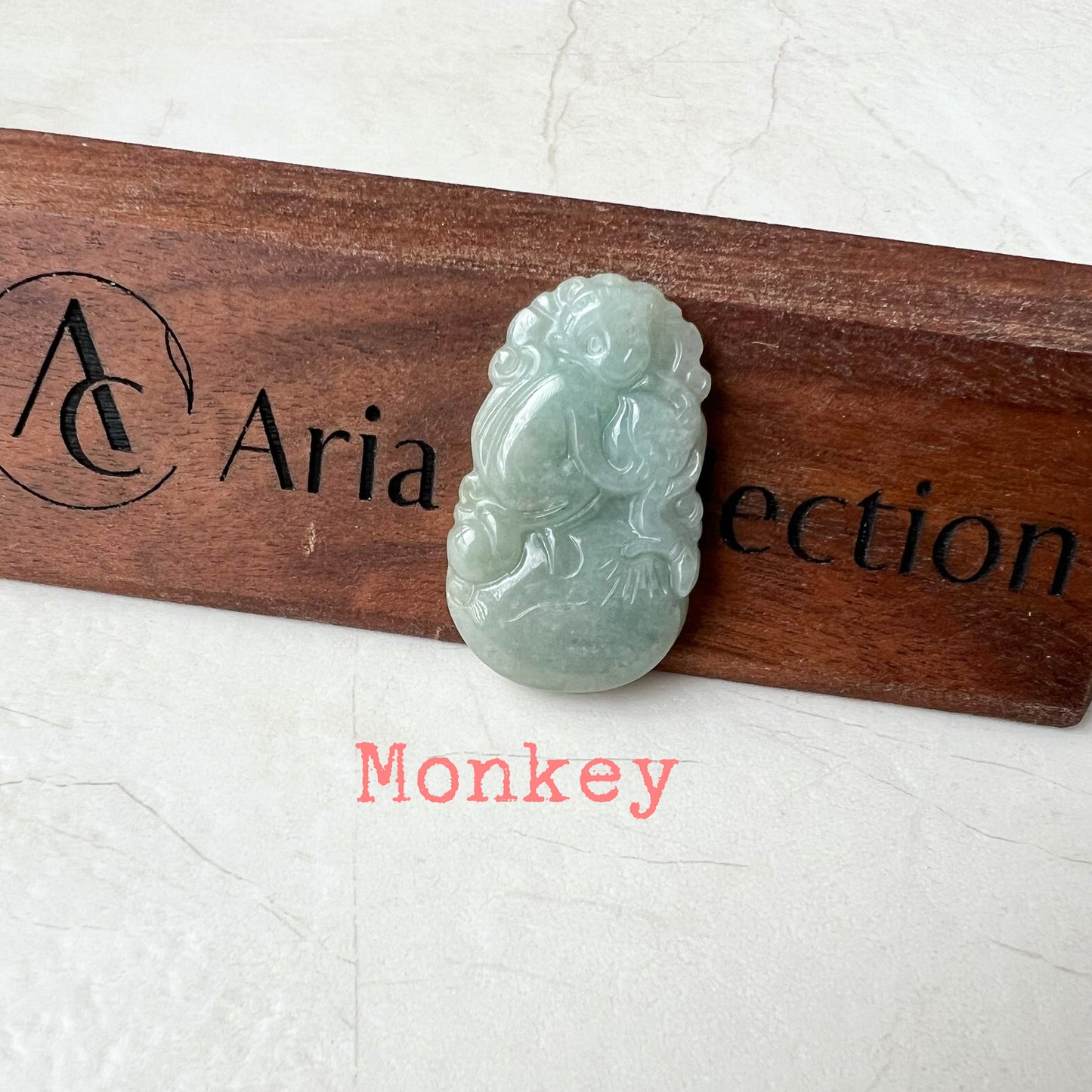 Green Jadeite Jade Zodiac Pendant Necklace, Chinese Zodiac Collection, Rat, Ox, Tiger, Rabbit, Dragon, Snake, Horse, Goat, Monkey, Rooster, Dog, Pig, LJ-1221-1674080985