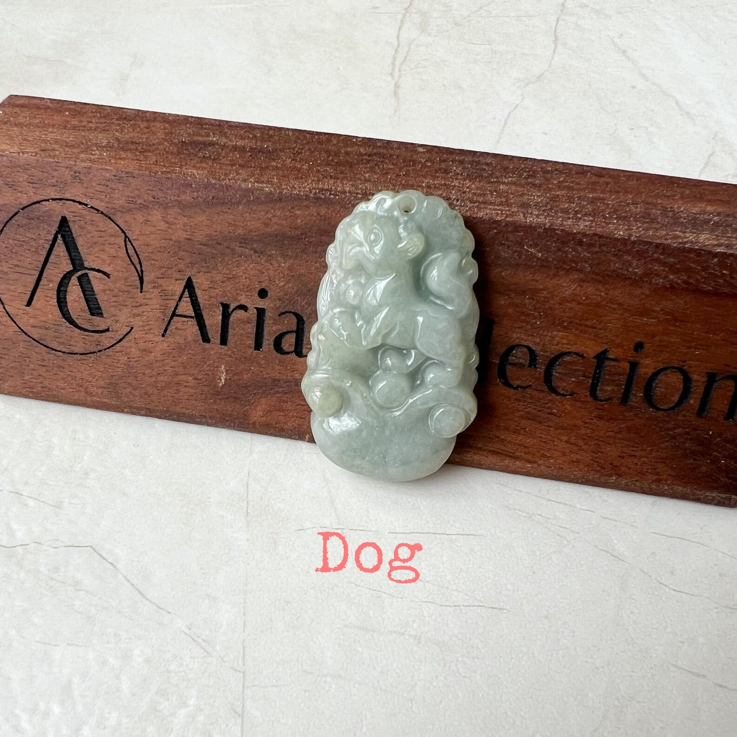 Green Jadeite Jade Zodiac Pendant Necklace, Chinese Zodiac Collection, Rat, Ox, Tiger, Rabbit, Dragon, Snake, Horse, Goat, Monkey, Rooster, Dog, Pig, LJ-1221-1674080985