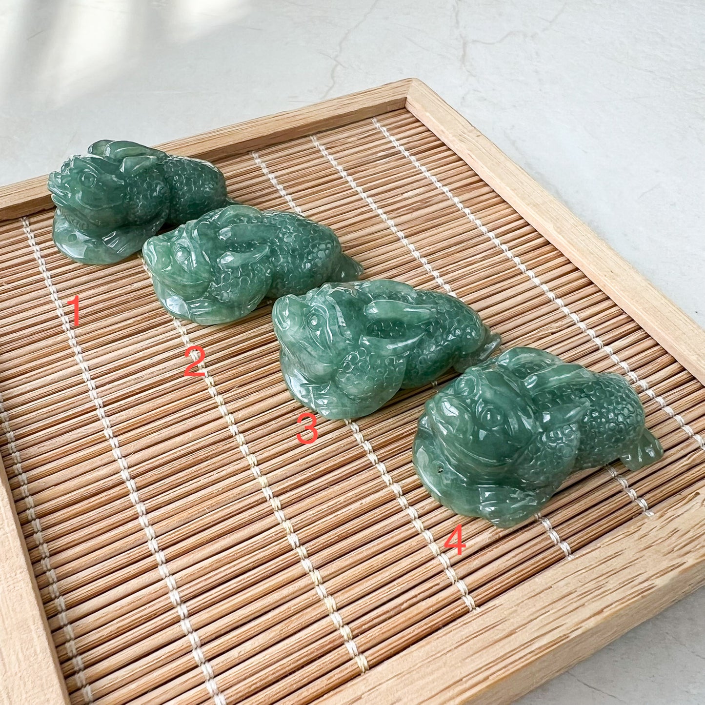 Jadeite Jade Green Money Toad, Money Frog, Golden Toad, 3 Leg Toad, Jin Chan, Lucky Fortune Toad, 金蟾 Pendant, YJ-1221-0322307