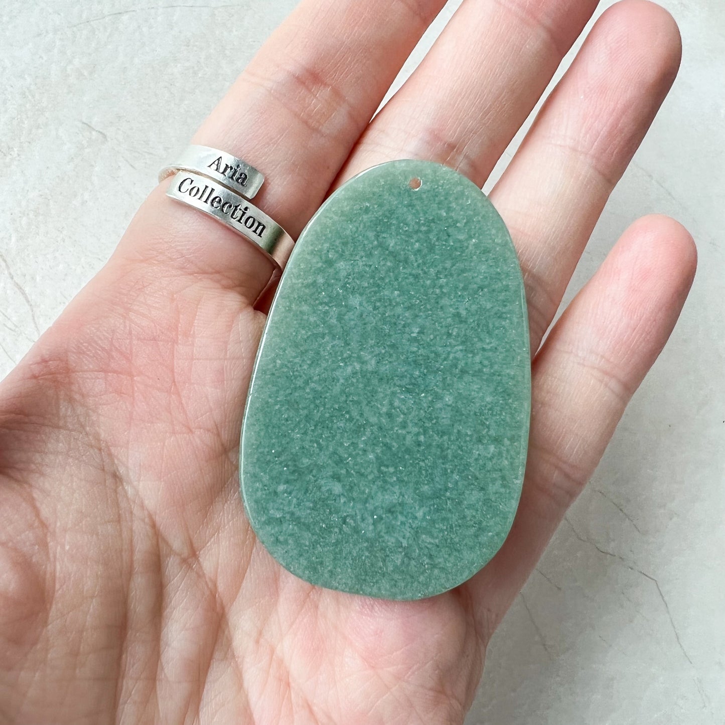 Jadeite Jade Mahasthamaprapta Buddha, Da Shi Zhi , Đại Thế Chí Bồ tát, 大势至, Green Jade Pendant Necklace, YJ-0622-0362178-7 - AriaDesignCollection