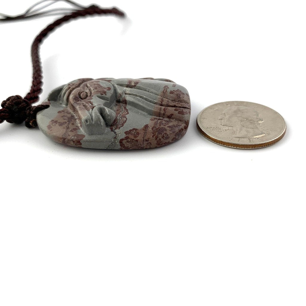Natural Stone Horse Zodiac Carved Necklace, Horse Pendant, Horse Zodiac, Chinese Zodiac, YW-0110-1647115879 - AriaDesignCollection