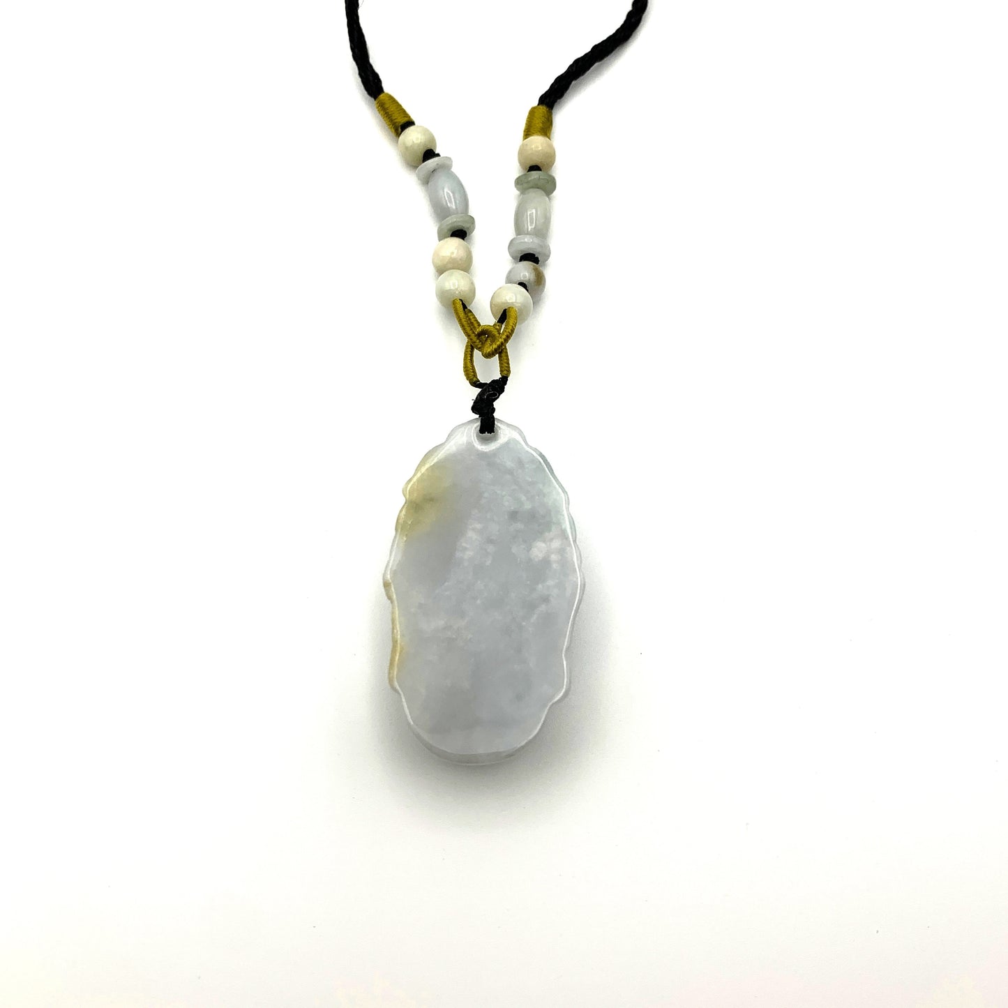 Jadeite Jade Guan Yin Head Avalokitesvara Carved Pendant, YW-0110-1646841158 - AriaDesignCollection