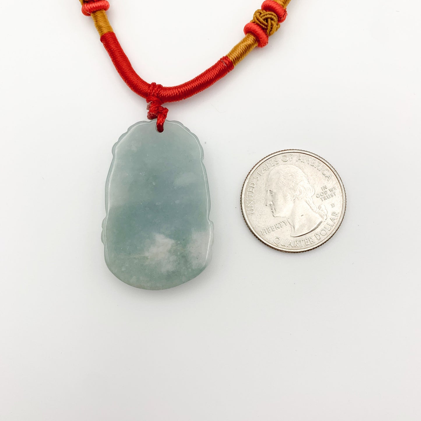 Jadeite Jade Dragon Chinese Zodiac Carved Pendant Necklace, YW-0110-1646545905 - AriaDesignCollection