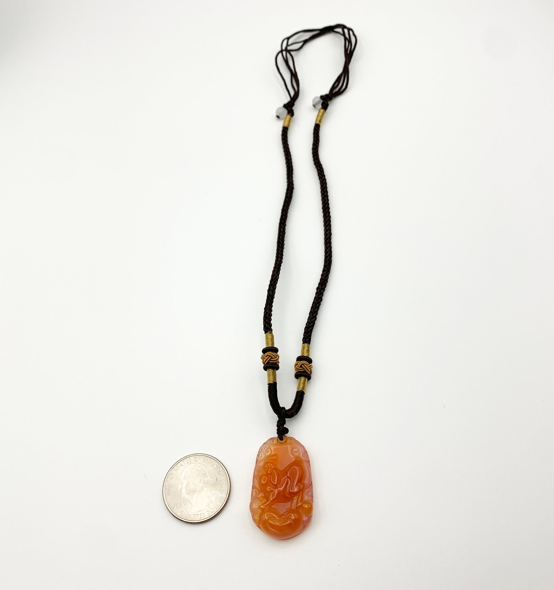 Red Agate Pig Boar Zodiac Carnelian Carved Pendant, YW-0110-1646192276 - AriaDesignCollection