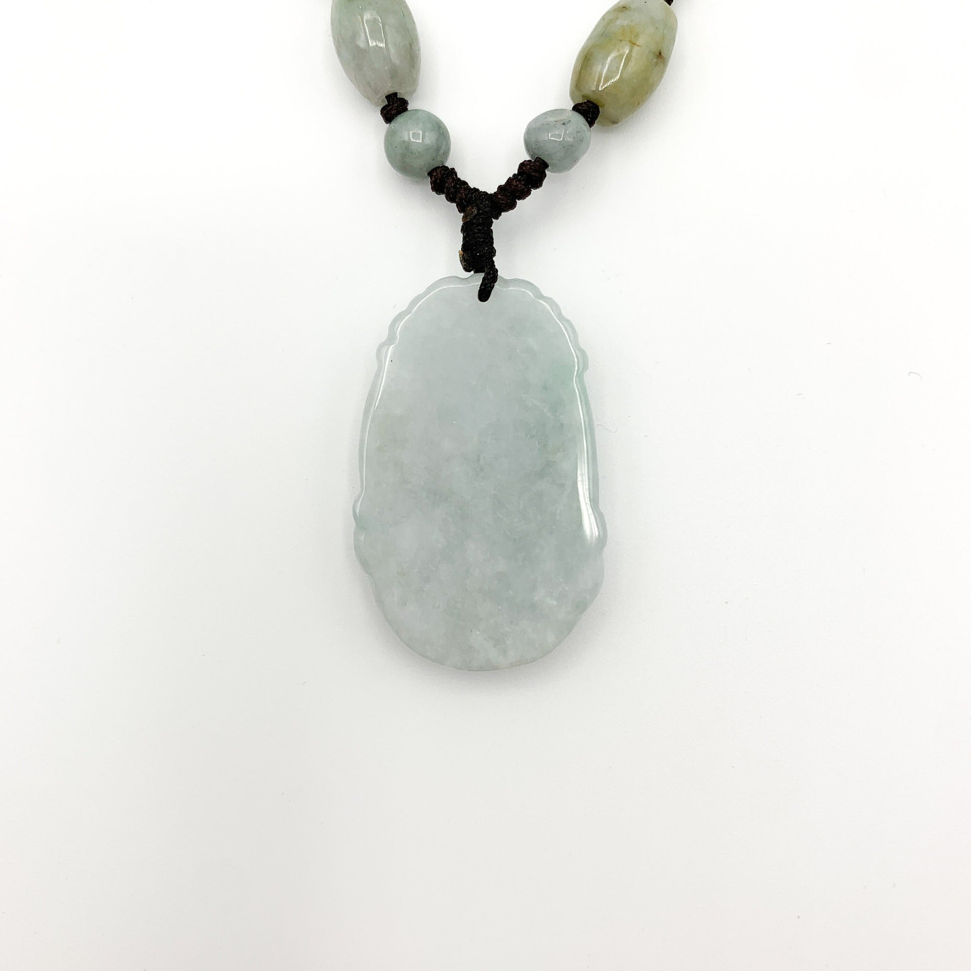 Jadeite Jade Dog Chinese Zodiac Hand Carved Pendant Necklace, YW-0321-1645917758 - AriaDesignCollection