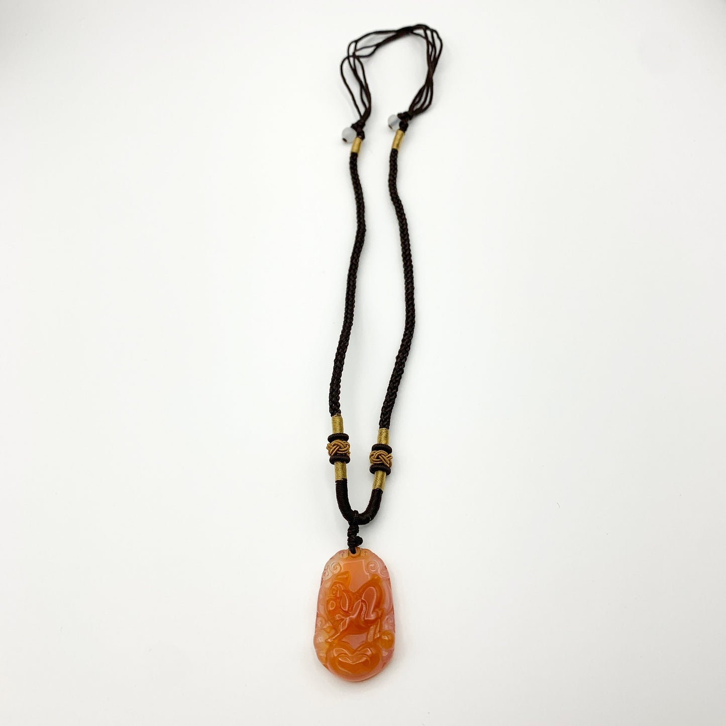 Red Agate Pig Boar Zodiac Carnelian Carved Pendant, YW-0110-1646192276 - AriaDesignCollection