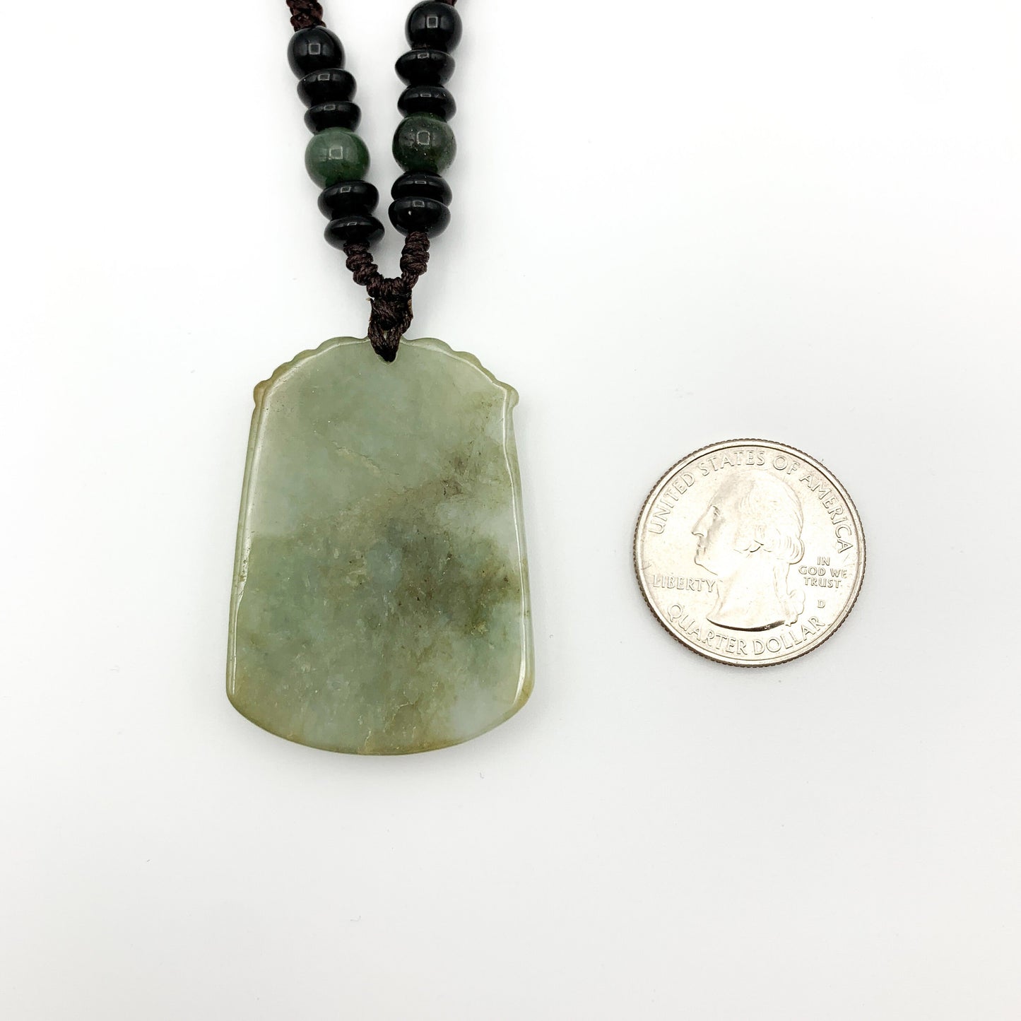 Jadeite Jade Ox Bull Cow Chinese Zodiac Carved Pendant Necklace, YW-0321-1645672473 - AriaDesignCollection