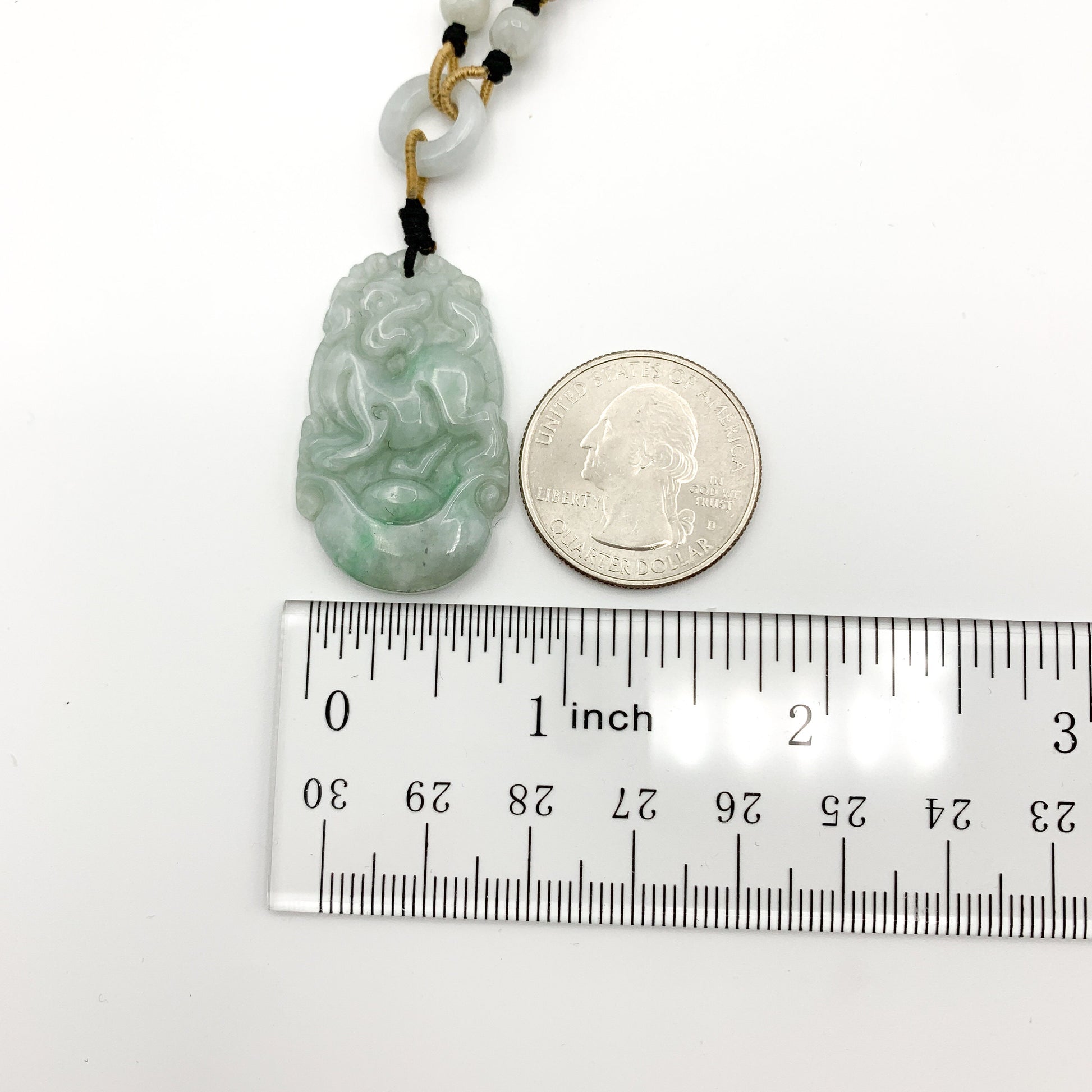 Jadeite Jade Dog Chinese Zodiac Hand Carved Red Pendant Necklace, YW-0110-1647036258 - AriaDesignCollection
