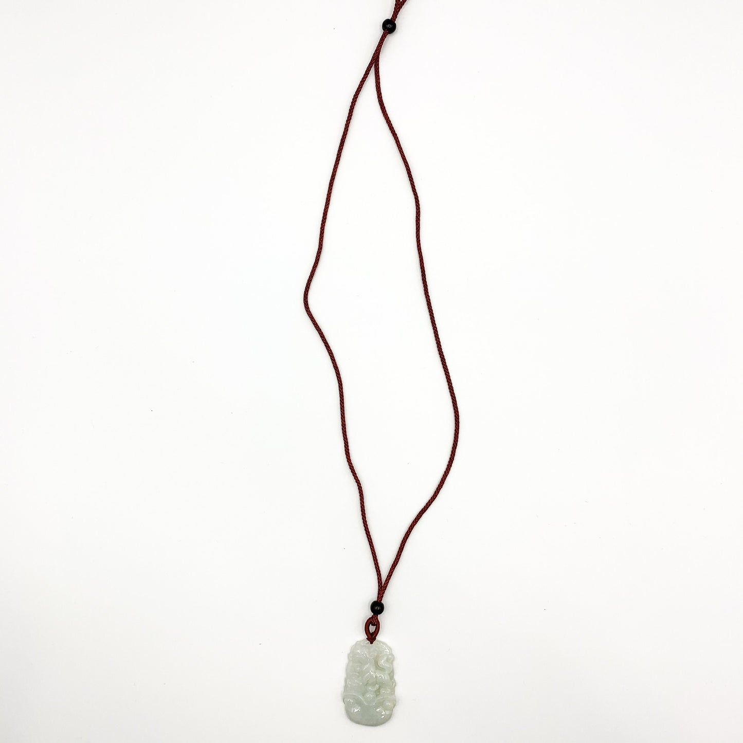Jadeite Jade Dog Chinese Zodiac Carved Pendant Necklace, YJ-0321-0328270-2 - AriaDesignCollection