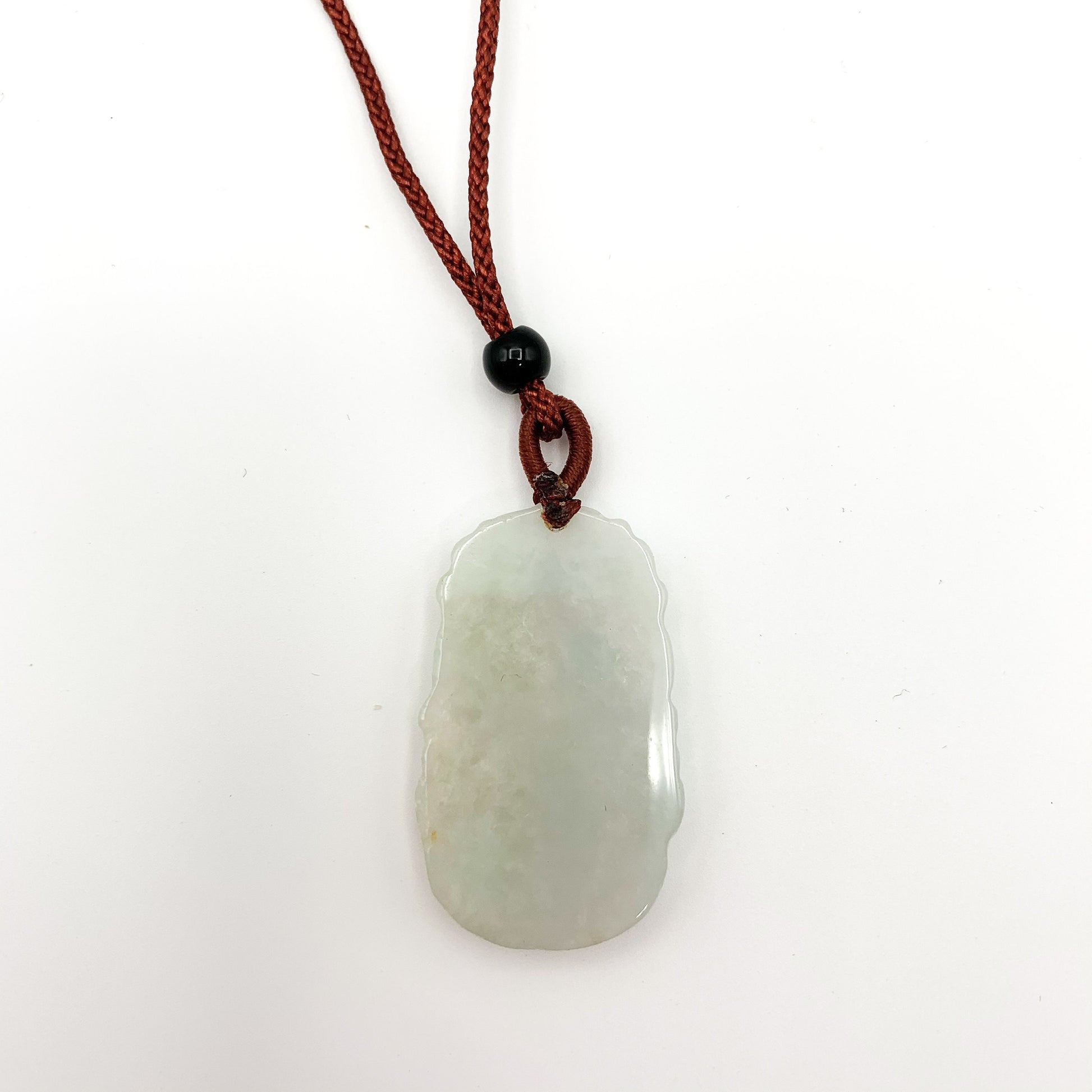 Jadeite Jade Dog Chinese Zodiac Carved Pendant Necklace, YJ-0321-0328270-2 - AriaDesignCollection