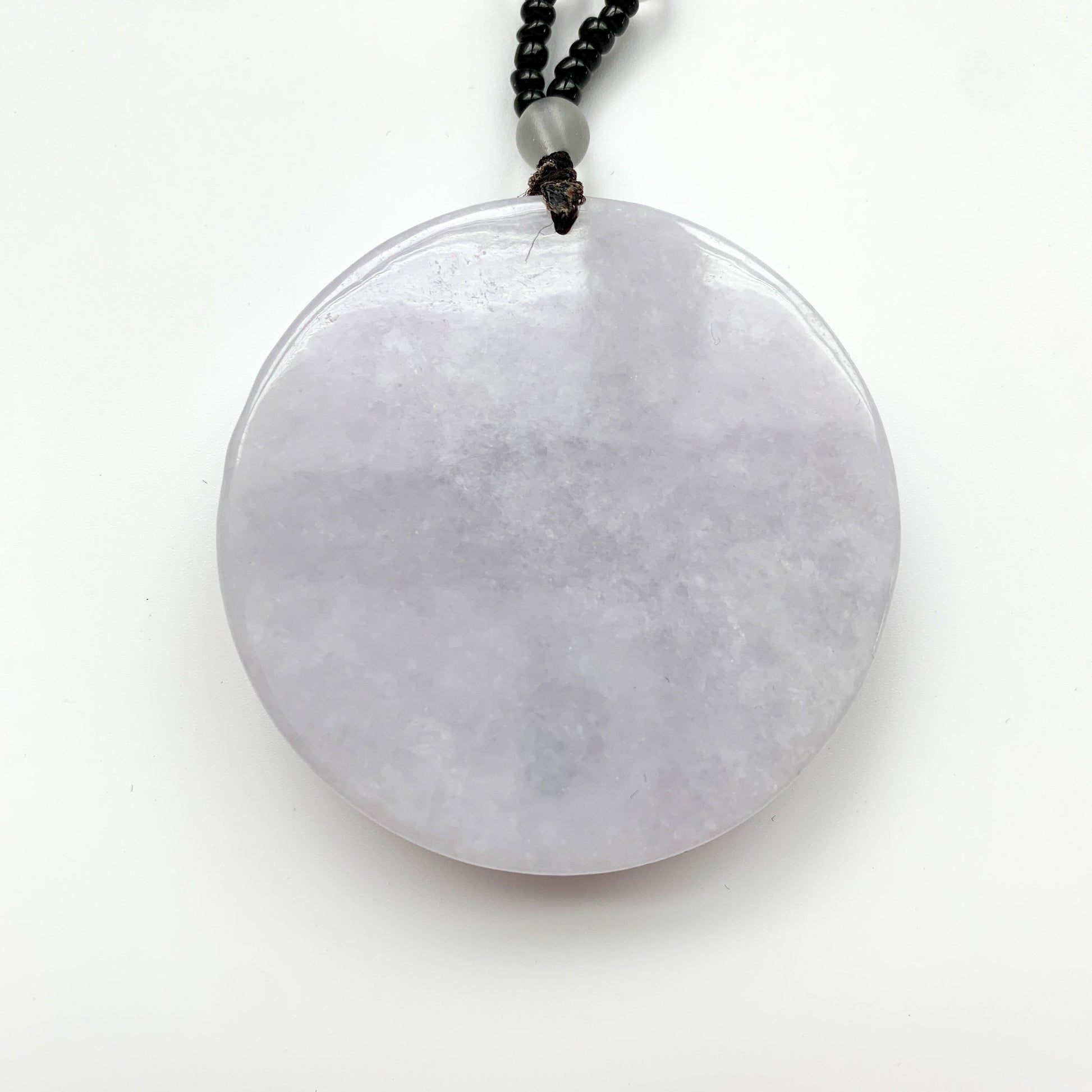 Purple Jadeite Jade Dragon Chinese Zodiac Hand Carved Pendant Necklace, YJ-0321-0345832 - AriaDesignCollection