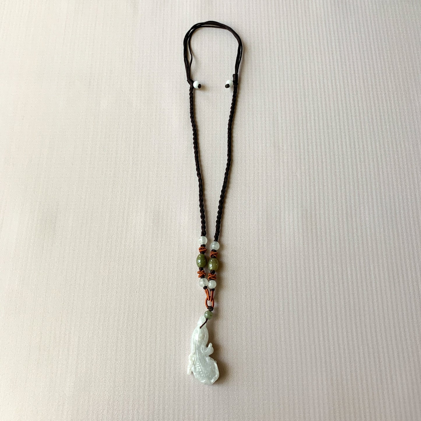 Jadeite Jade Cabbage Necklace, Jade Feng Shui, Jade Luck Pendant Necklace, YW-0110-1647022579 - AriaDesignCollection