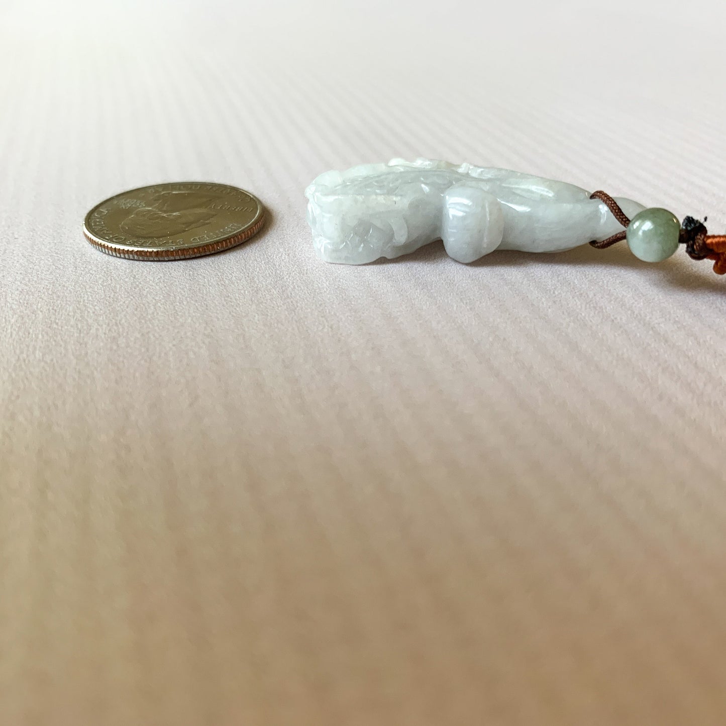 Jadeite Jade Cabbage Necklace, Jade Feng Shui, Jade Luck Pendant Necklace, YW-0110-1647022579 - AriaDesignCollection
