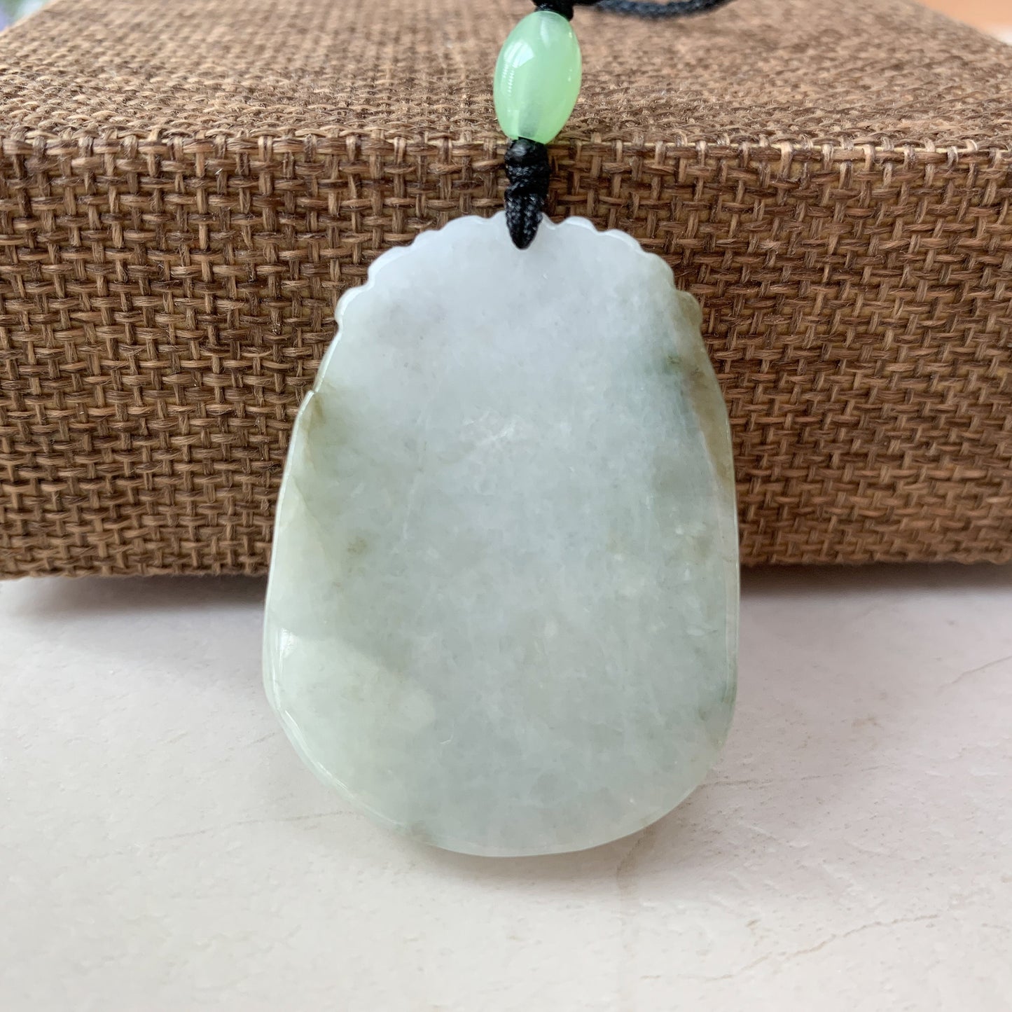Jadeite Jade Rat Mouse Chinese Zodiac Carved Pendant Necklace, YW-0321-1646804616 - AriaDesignCollection