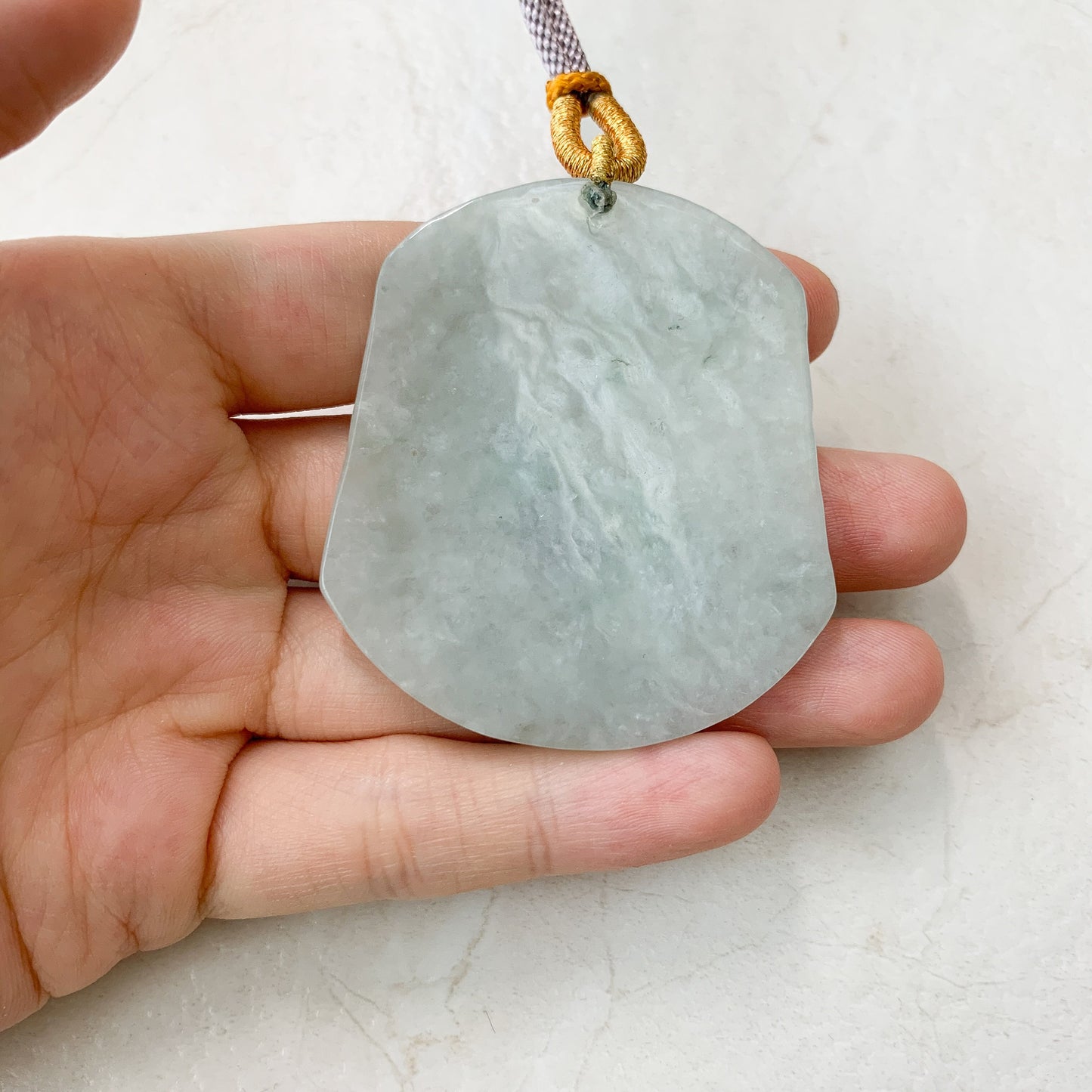 Green Jadeite Jade Horse Chinese Zodiac Carved Pendant Necklace, YJ-0321-0390698 - AriaDesignCollection