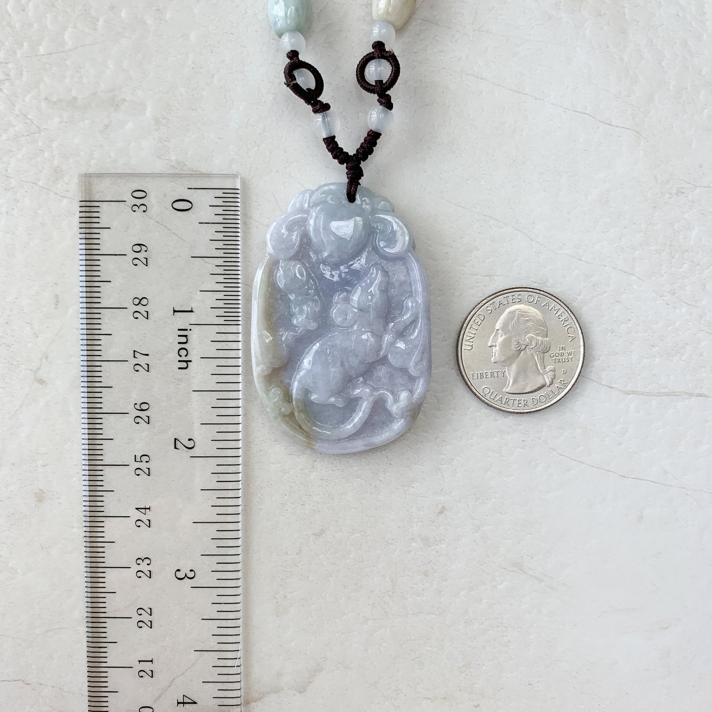 Jadeite Jade Rat Mouse Chinese Zodiac Carved Pendant, YW-0110-1646976509 - AriaDesignCollection