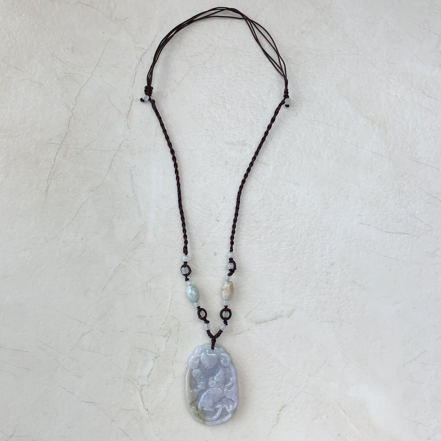Jadeite Jade Rat Mouse Chinese Zodiac Carved Pendant, YW-0110-1646976509 - AriaDesignCollection