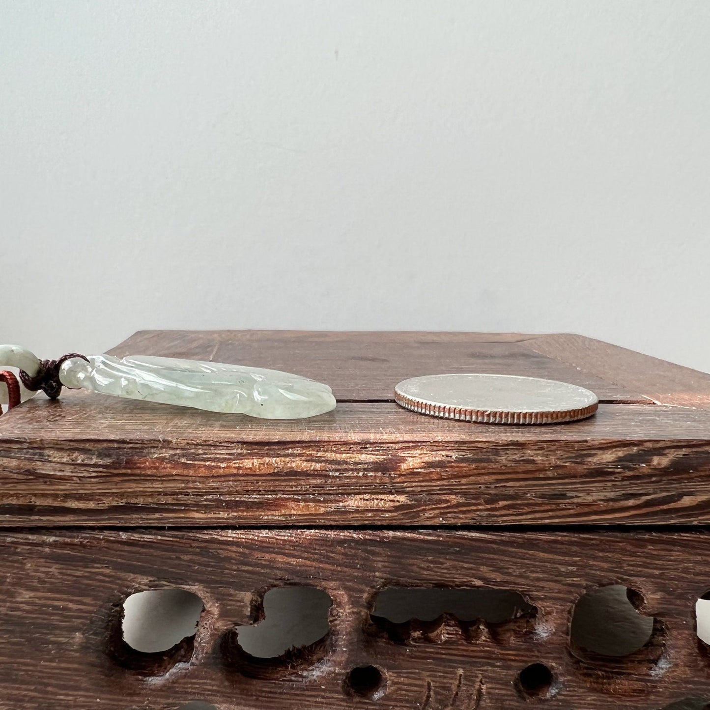 Jade Ruyi, Lucky Pendant, Icy Jadeite Jade Translucent Hand Carved Necklace, YW-0110-1646979591 - AriaDesignCollection