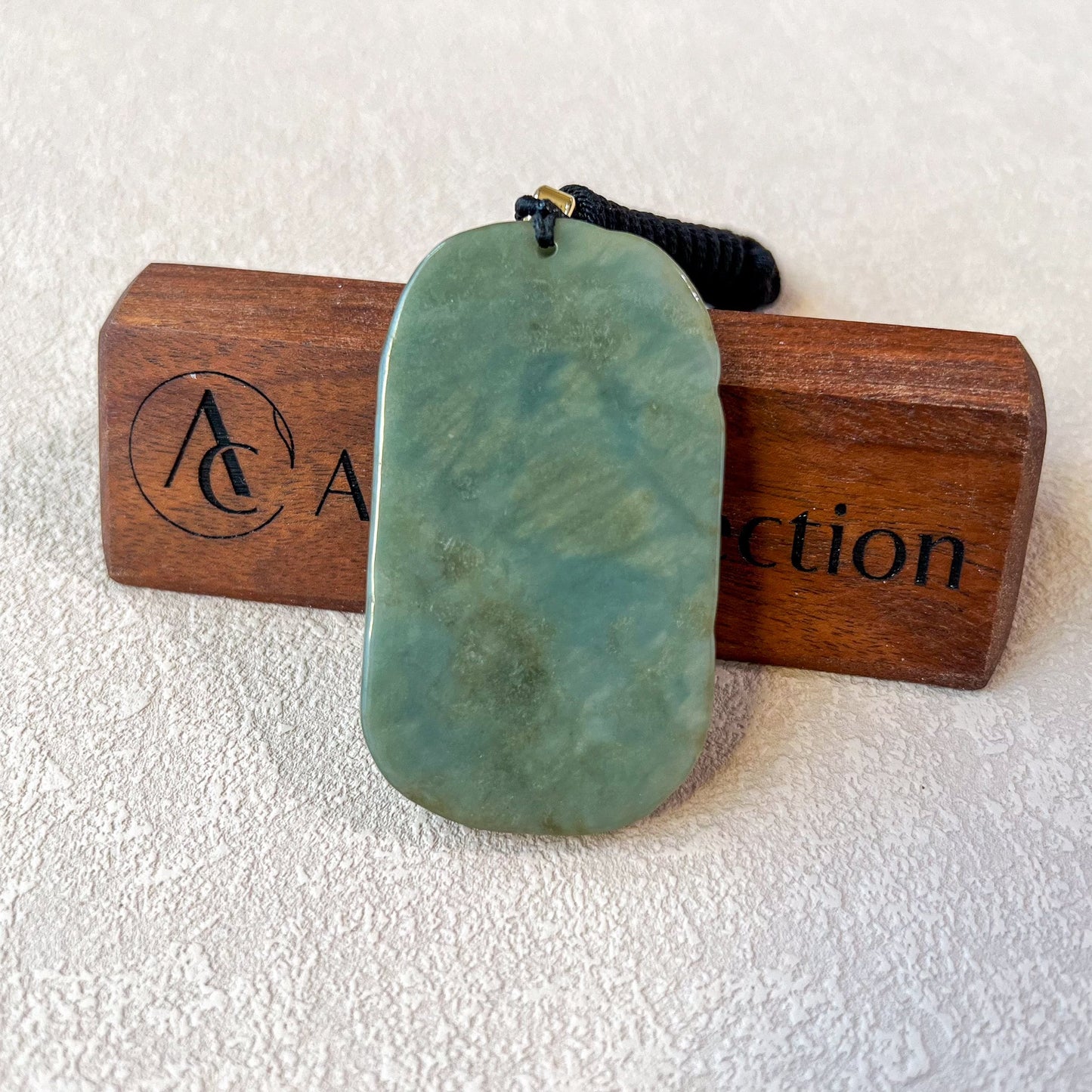 Large Green Jadeite Jade Dragon Chinese Zodiac Hand Carved Pendant Necklace, YJ-0722-0004925