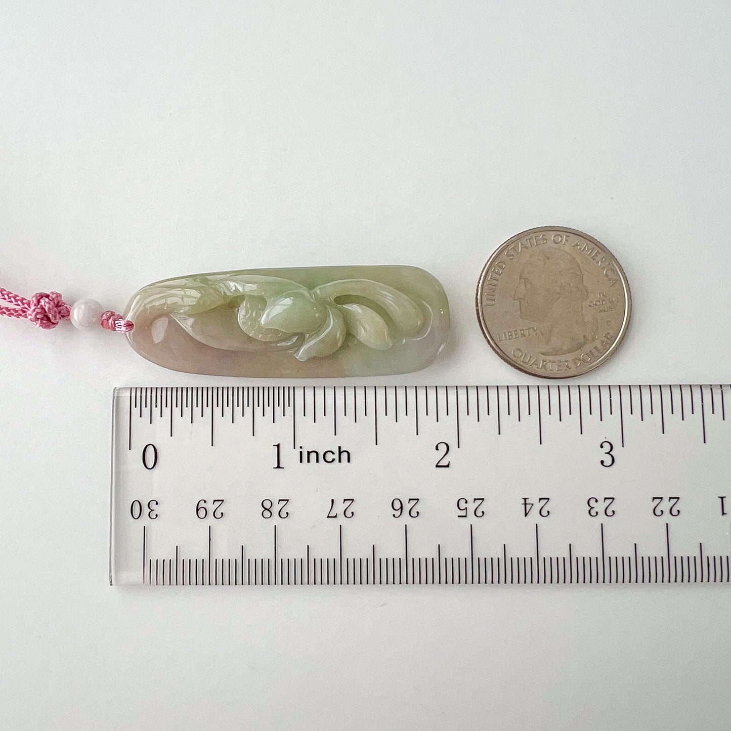 Jade Lotus Blossom Pendant, Jadeite Jade Pendant Necklace, XNZ-1221-1709050453
