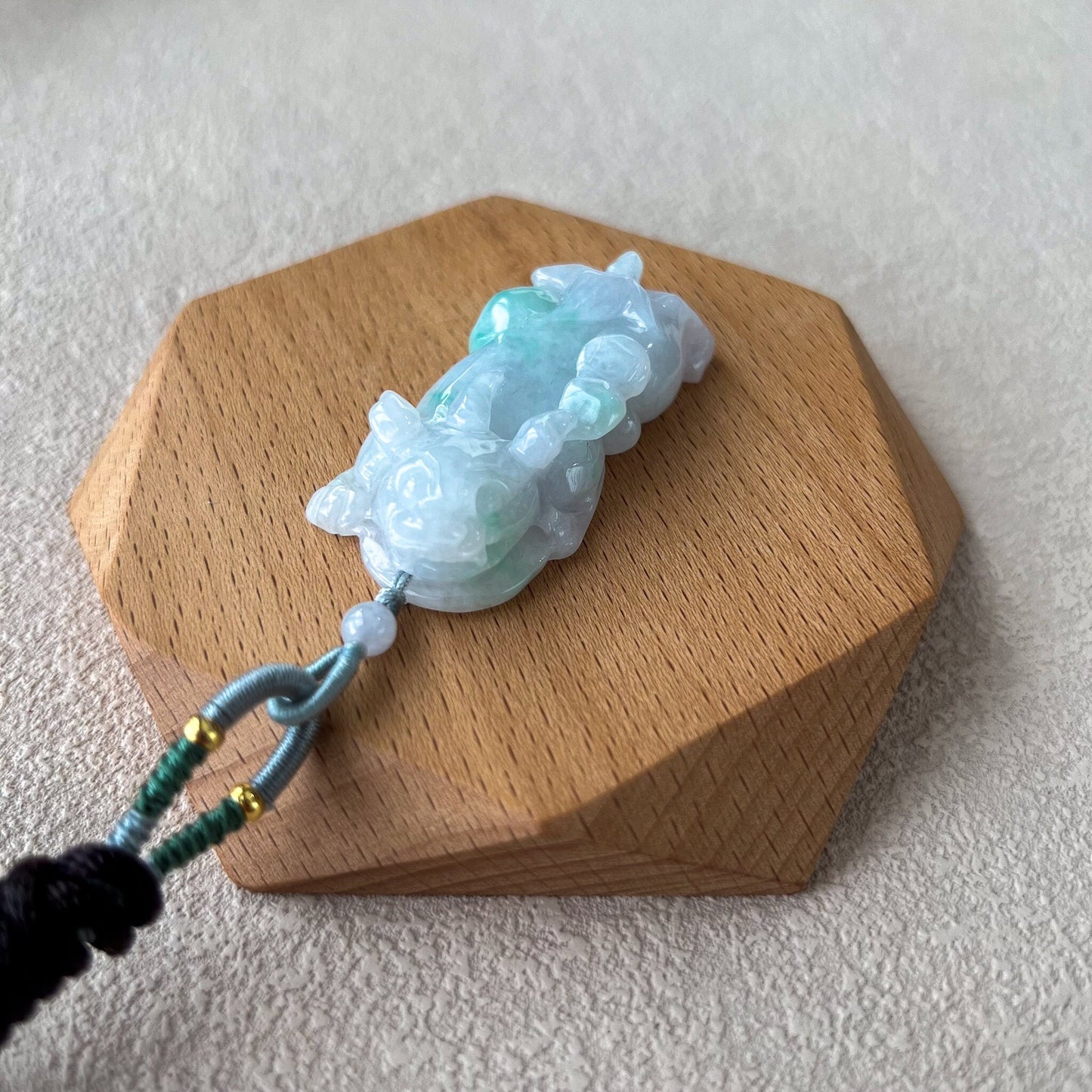 Jadeite Jade, Dragon Pixiu Pi Xiu, , Dragon Chinese Carved Pendant, YGR-0323-1708205907