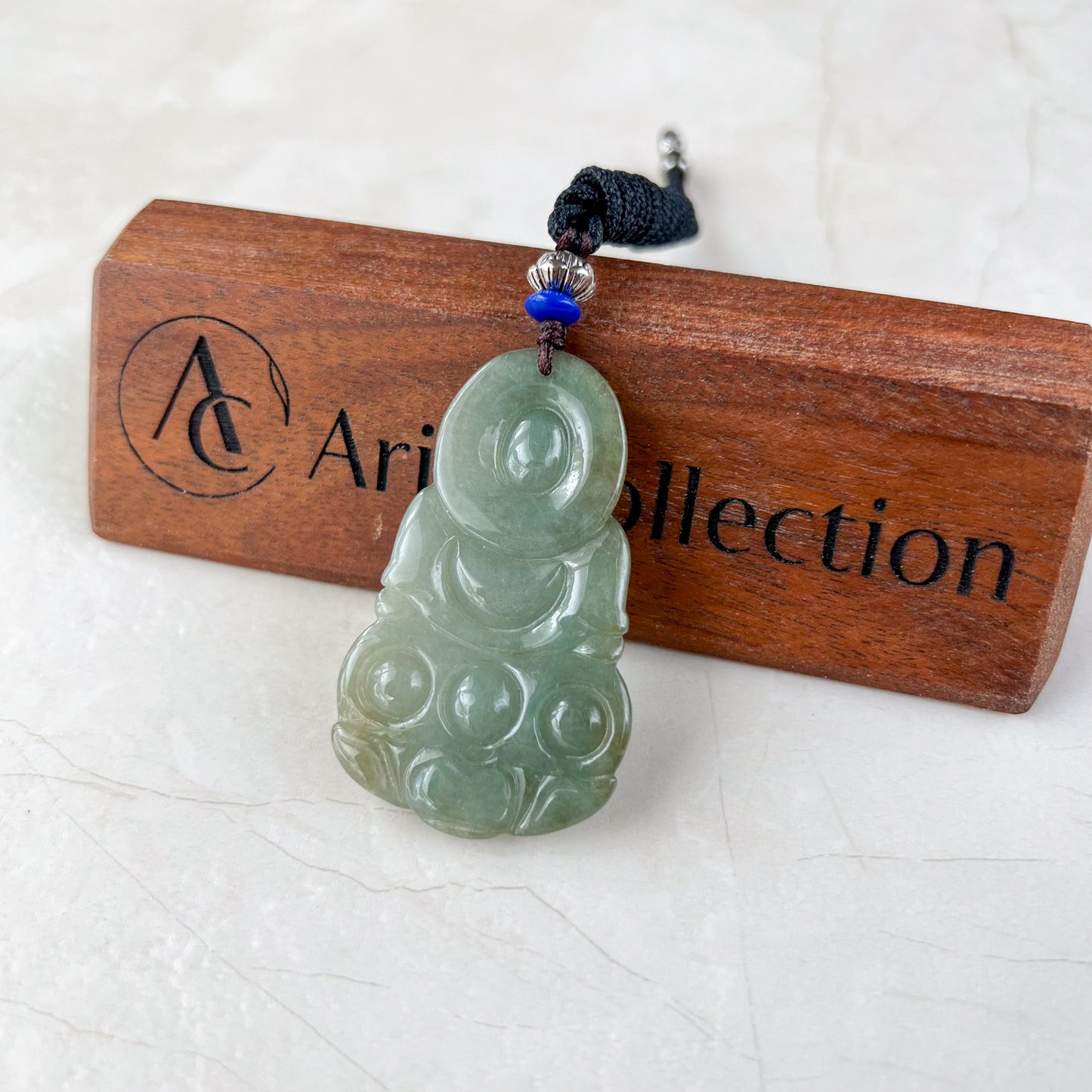 Jadeite Jade Guan Yin Avalokiteshvara Hand Carved Pendant Necklace, Quan Am, YJ-0321-0468565