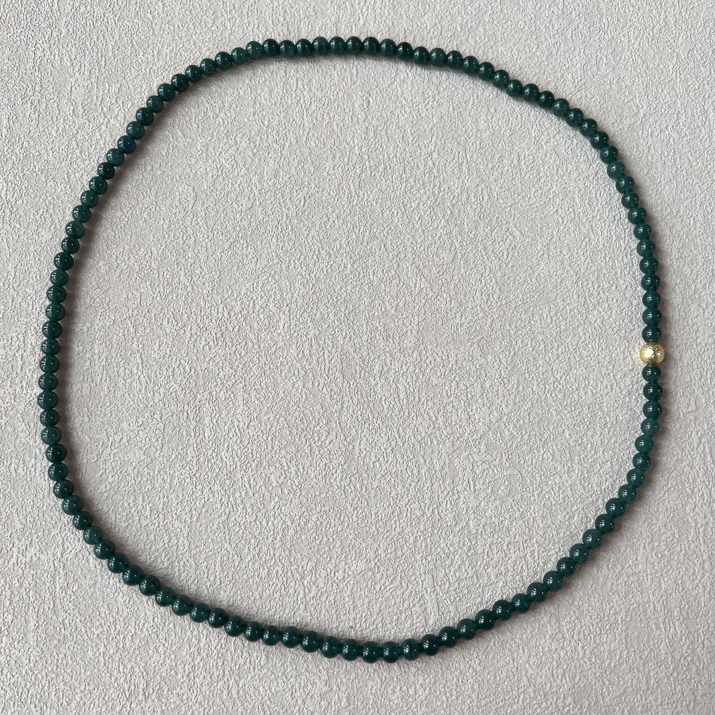 6.7 mm 108 Dark Green Jadeite Jade Mala Prayer Beads Bracelet Necklace, SCA-0424-1719812033