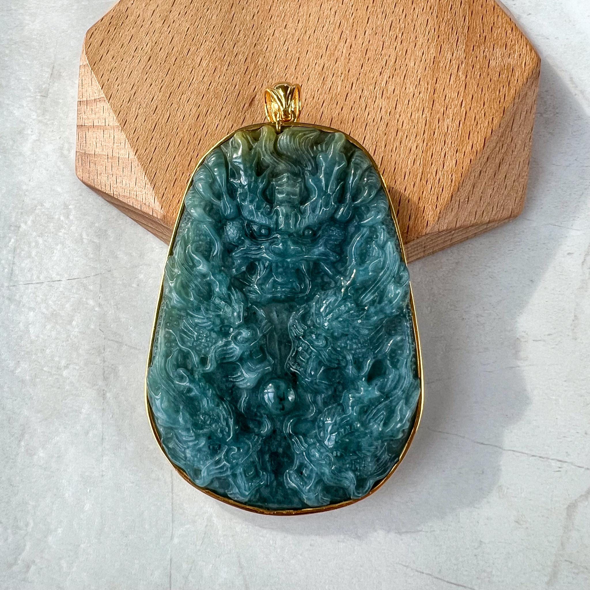 Spanish popular Jade double-sided pendant