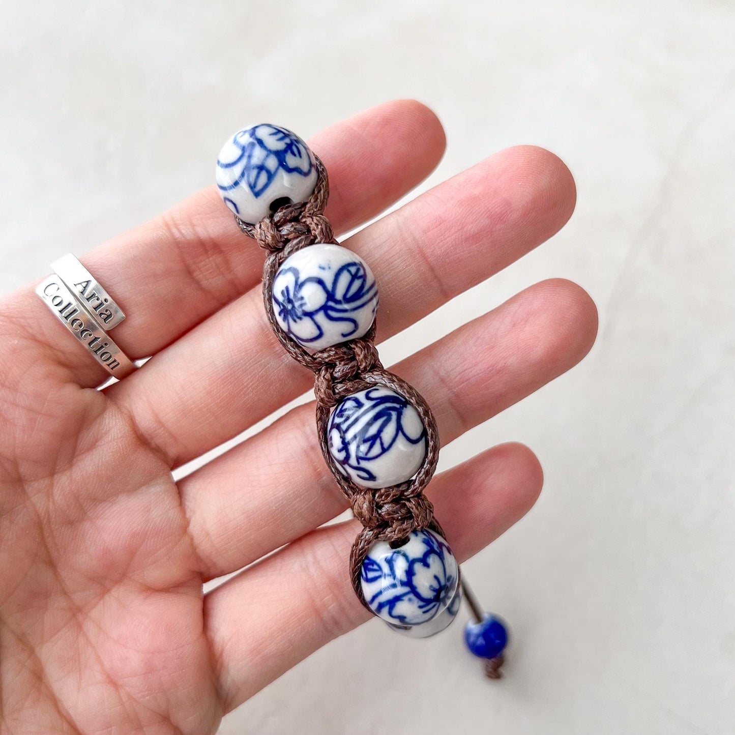 Chinese Porcelain Bloom Handmade Bracelet, YW-0110-1732246377