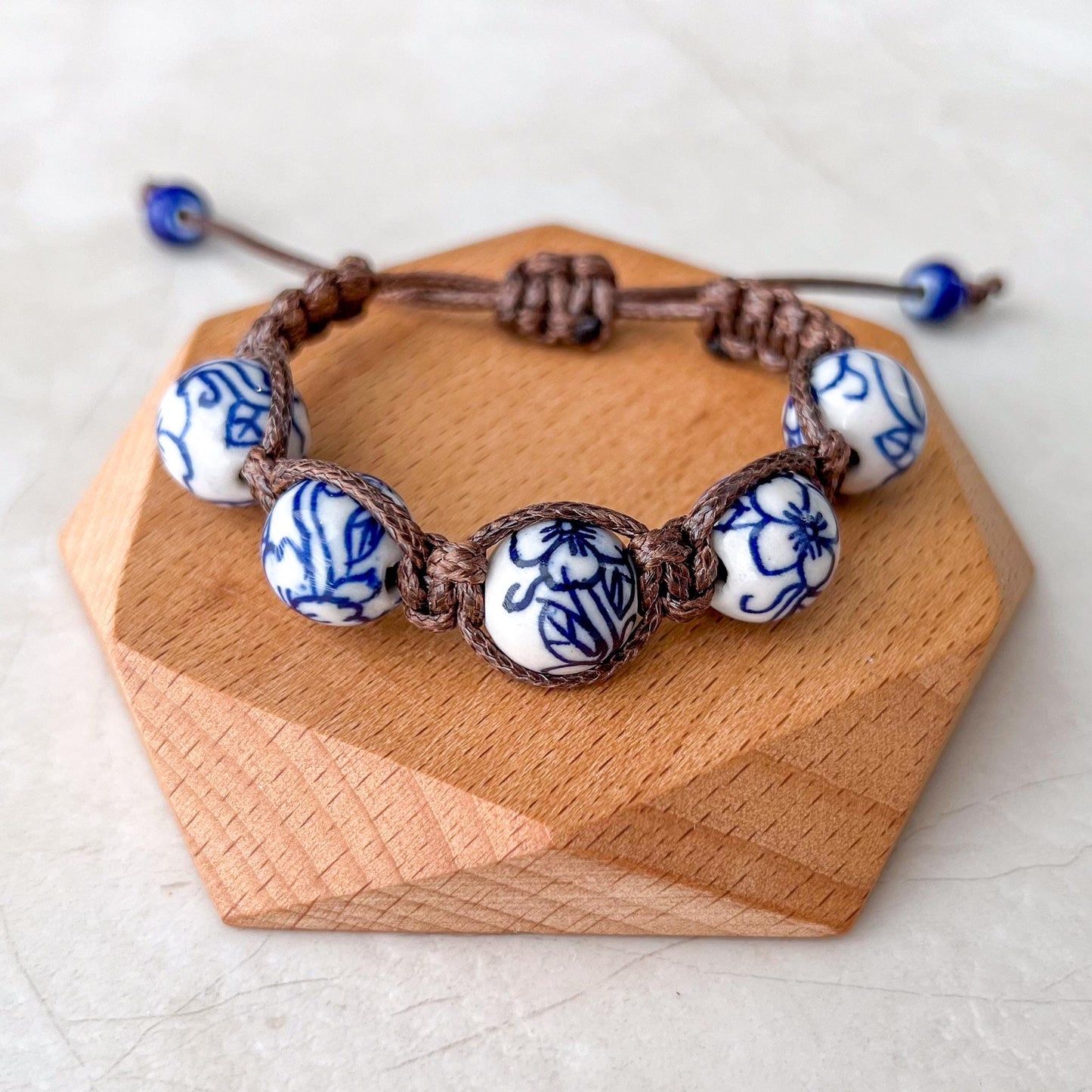 Chinese Porcelain Bloom Handmade Bracelet, YW-0110-1732246377