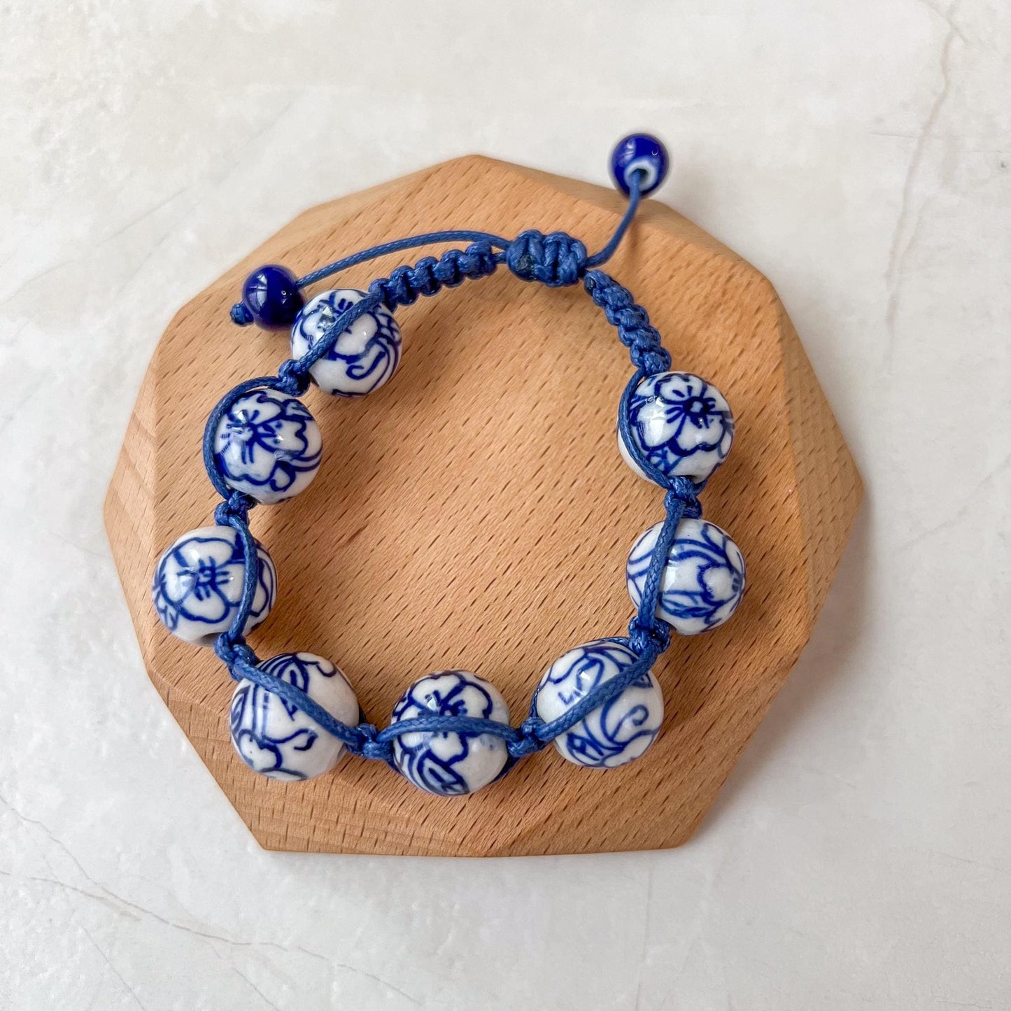 Chinese Porcelain Bloom Handmade Bracelet, YW-0110-1732915437