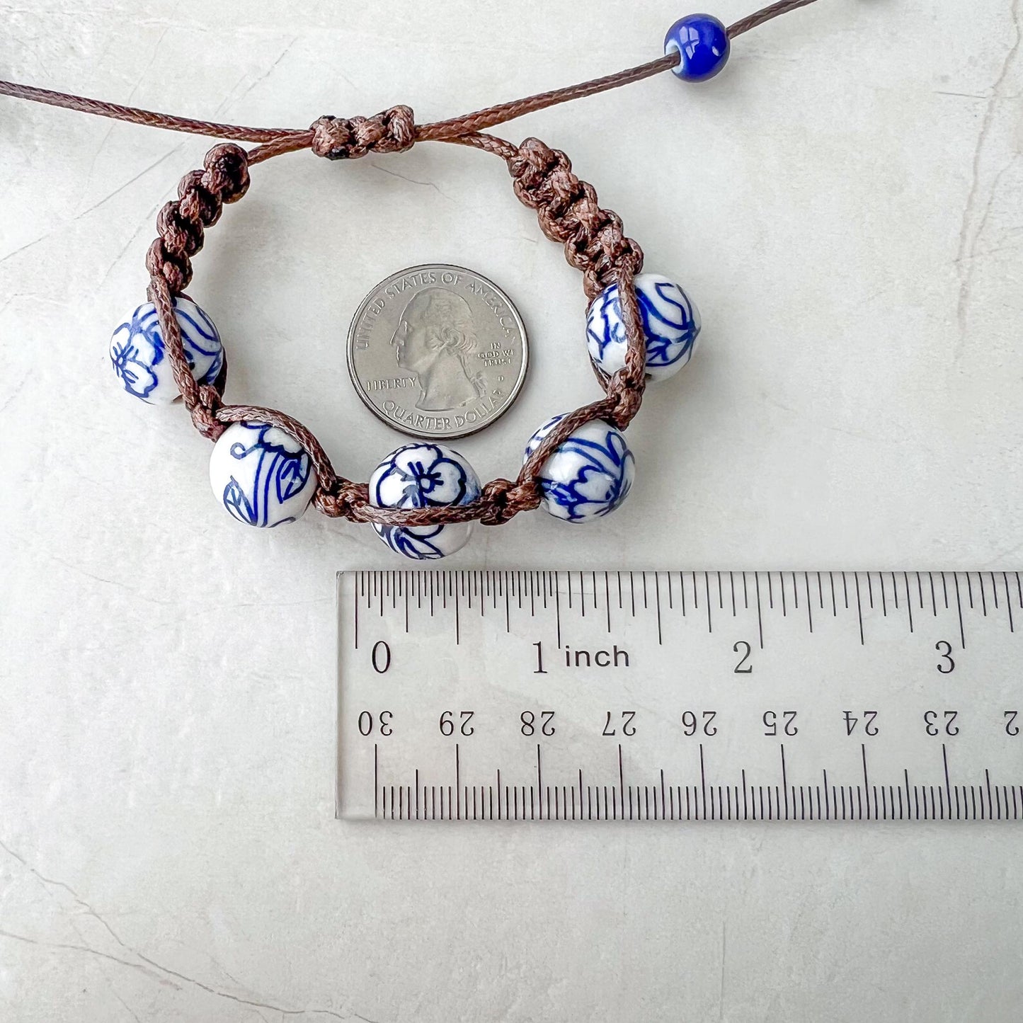 Chinese Porcelain Bloom Handmade Bracelet, YW-0110-1732246377