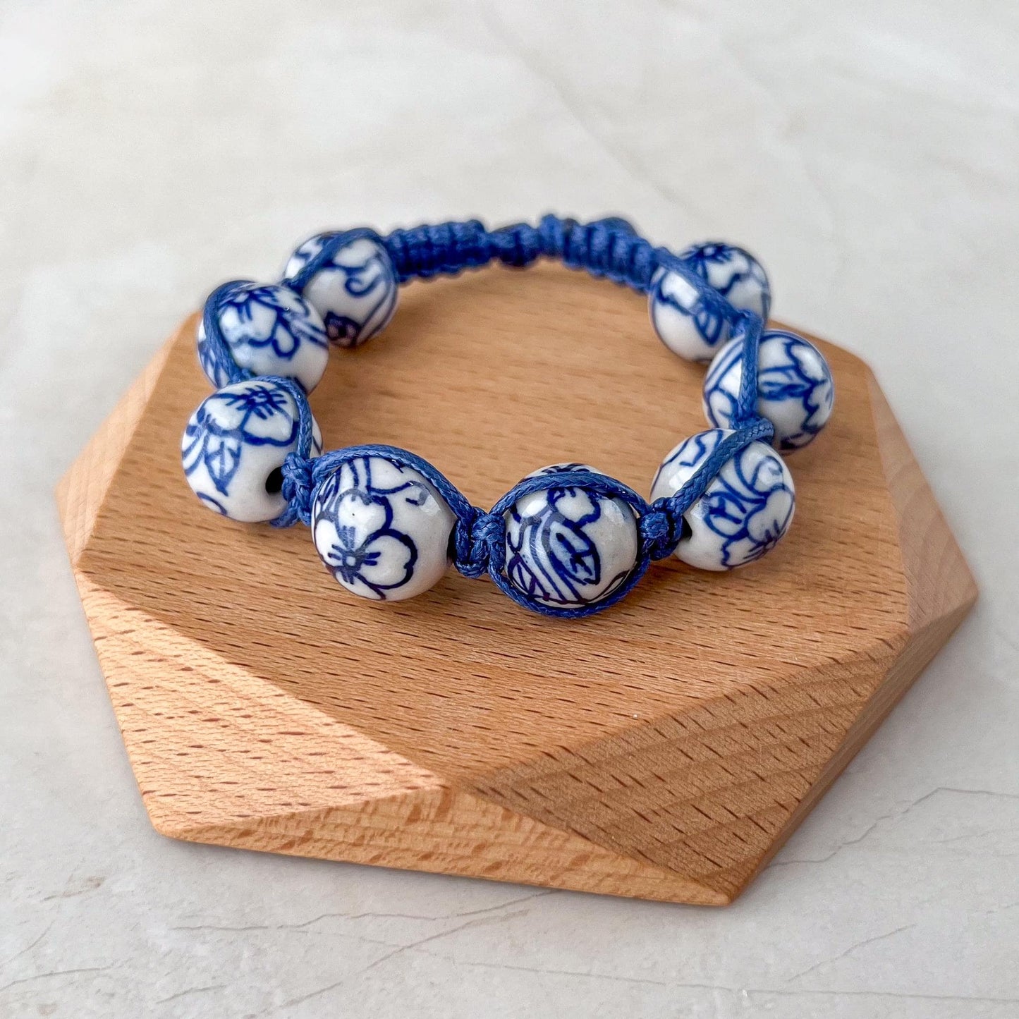 Chinese Porcelain Bloom Handmade Bracelet, YW-0110-1732915437