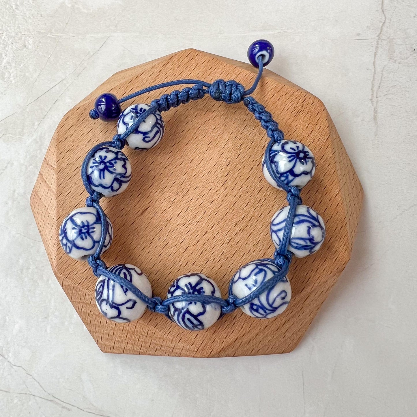 Chinese Porcelain Bloom Handmade Bracelet, YW-0110-1732915437