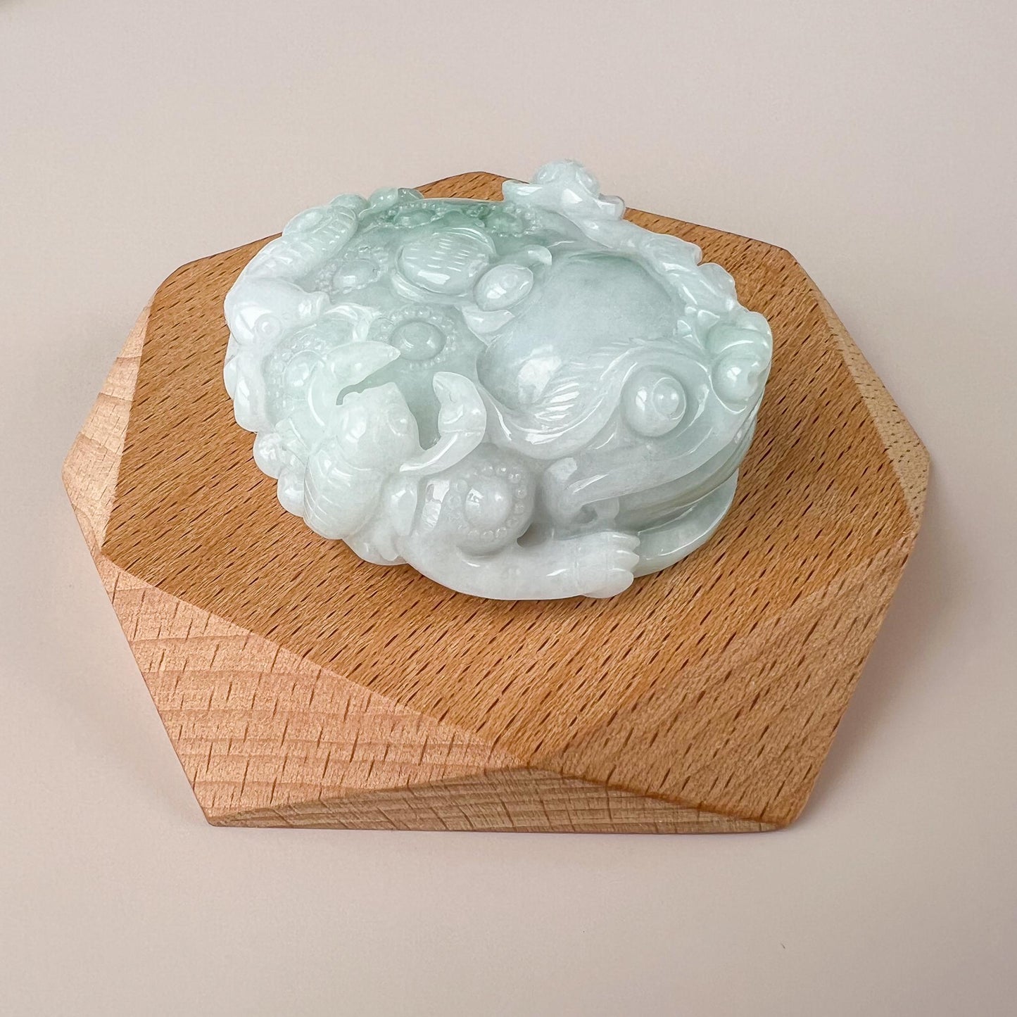 Jadeite Jade 5 Poison Toad, Scorpion, Snake, Spider, Centipede Hand Carved, 五毒, Chinese Zodiac Figurine Decoration, YGR-0822-1735838015