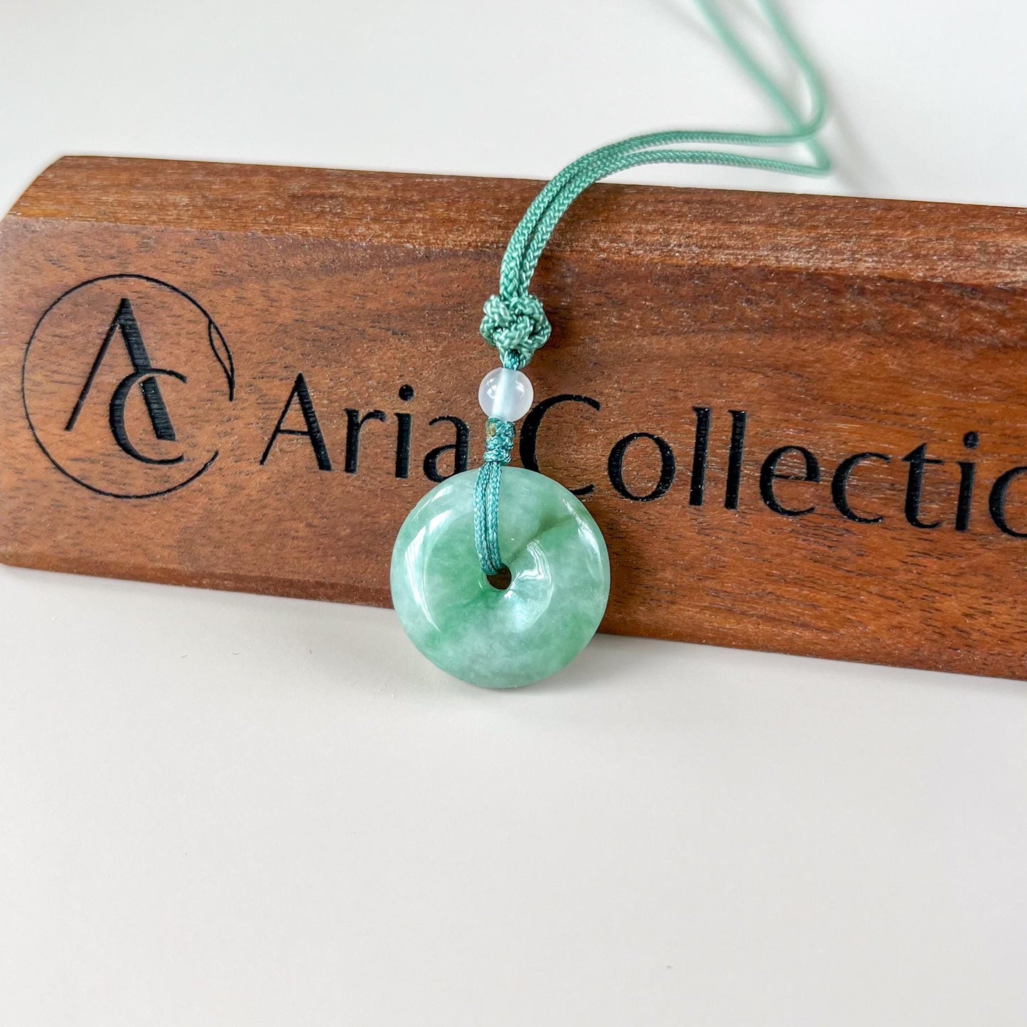 Jade Serenity Peace Pendant, Jadeite Jade Donut Circle Pendant, Peace Buckle Ping An Kou, 平安扣, QY-0721-1753202967
