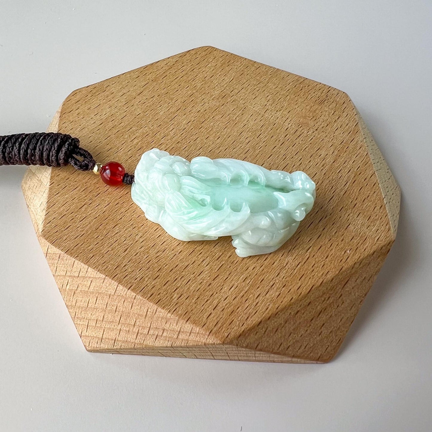 Winged Pixiu Jade Pendant, Pi Xiu, 貔貅, Jadeite Jade Pendant, HY-0322-1757716590