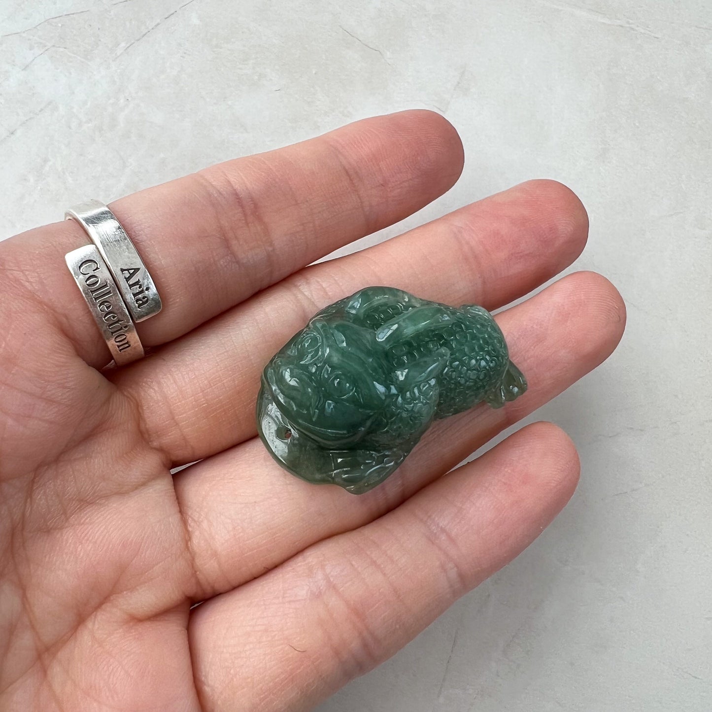 Jadeite Jade Green Money Toad, Money Frog, Golden Toad, 3 Leg Toad, Jin Chan, Lucky Fortune Toad,  金蟾 Pendant, YJ-1221-0322307