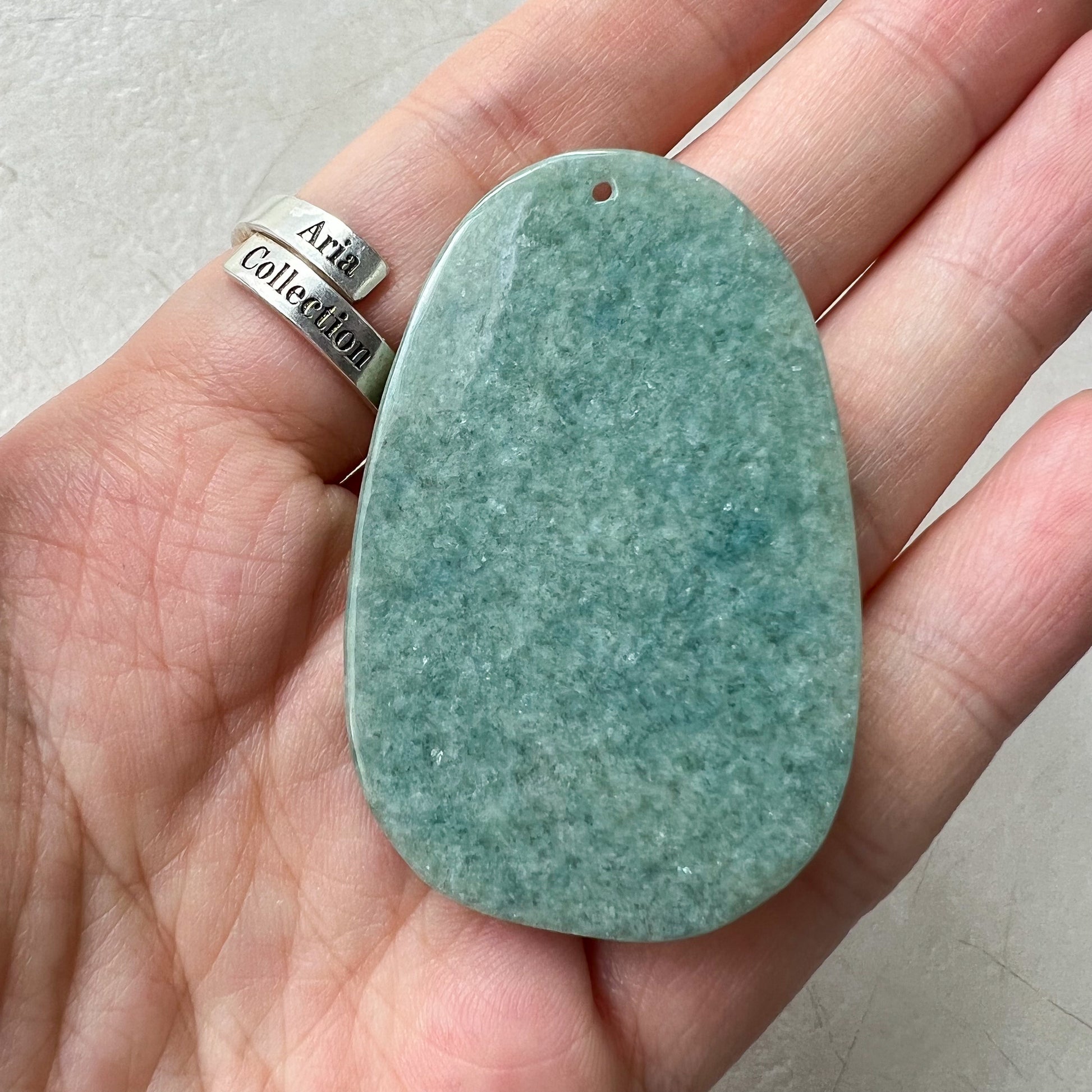 Jadeite Jade Vairocana Buddha, Da Ri Ru Lai, Đại Nhật Như Lai, 大日如来, Hand Carved Jade Pendant Necklace, YJ-0622-0362178-6 - AriaDesignCollection