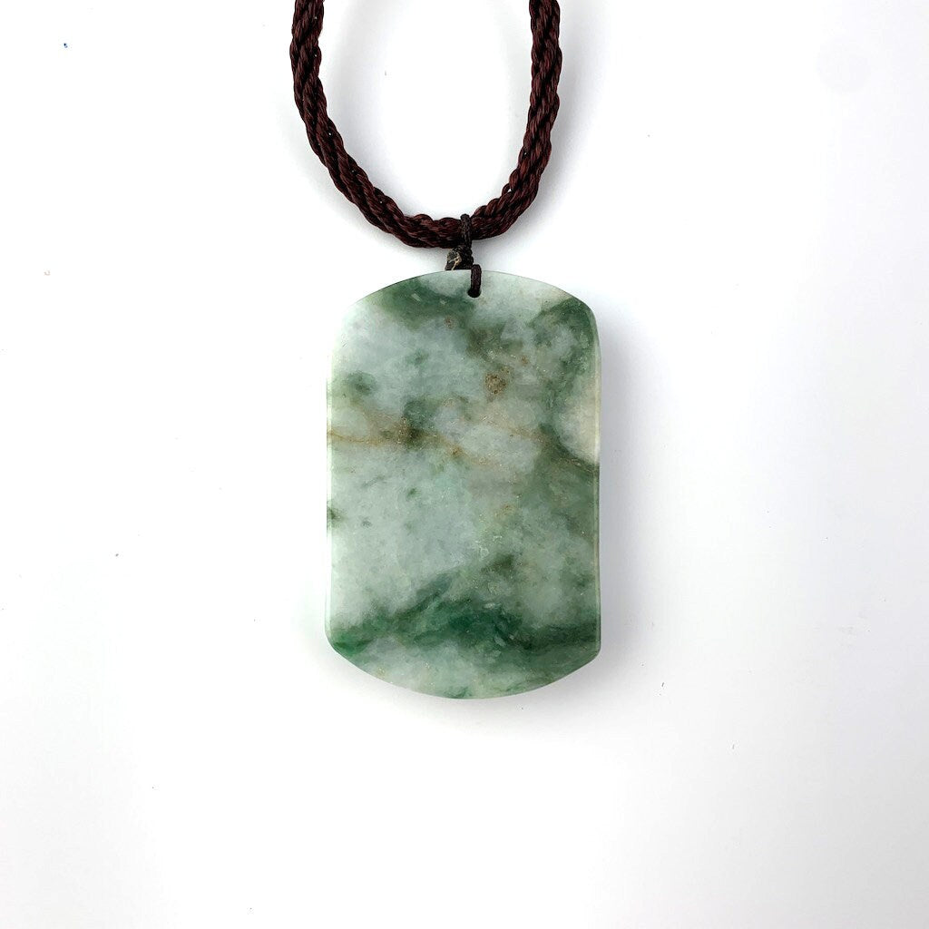 Jadeite Jade Dragon Carved Pendant, Jade Pendant, Jade Necklace, YW-0110-1647120875 - AriaDesignCollection
