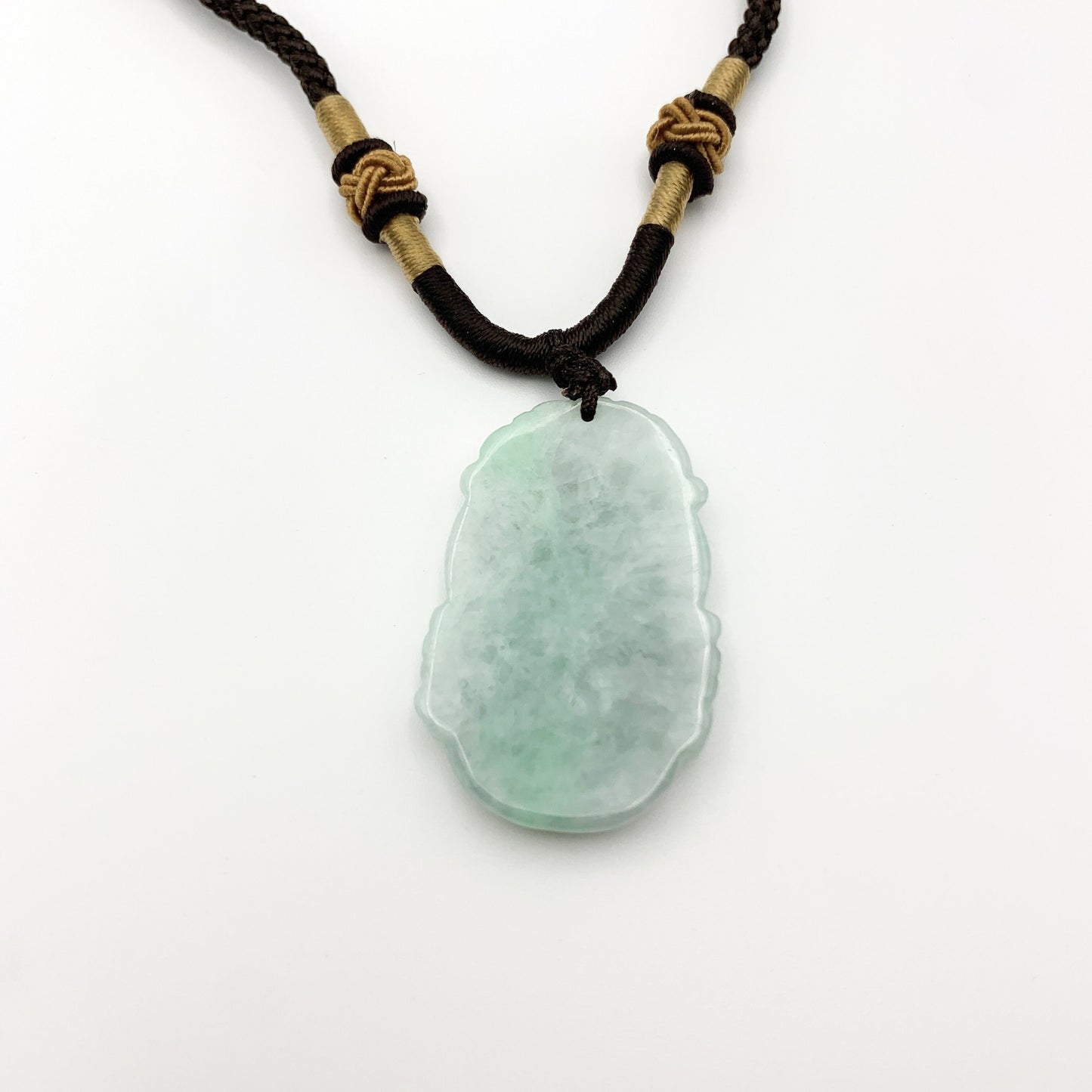 Jadeite Jade Snake Chinese Zodiac Carved Pendant Necklace, YW-0110-1646517462 - AriaDesignCollection