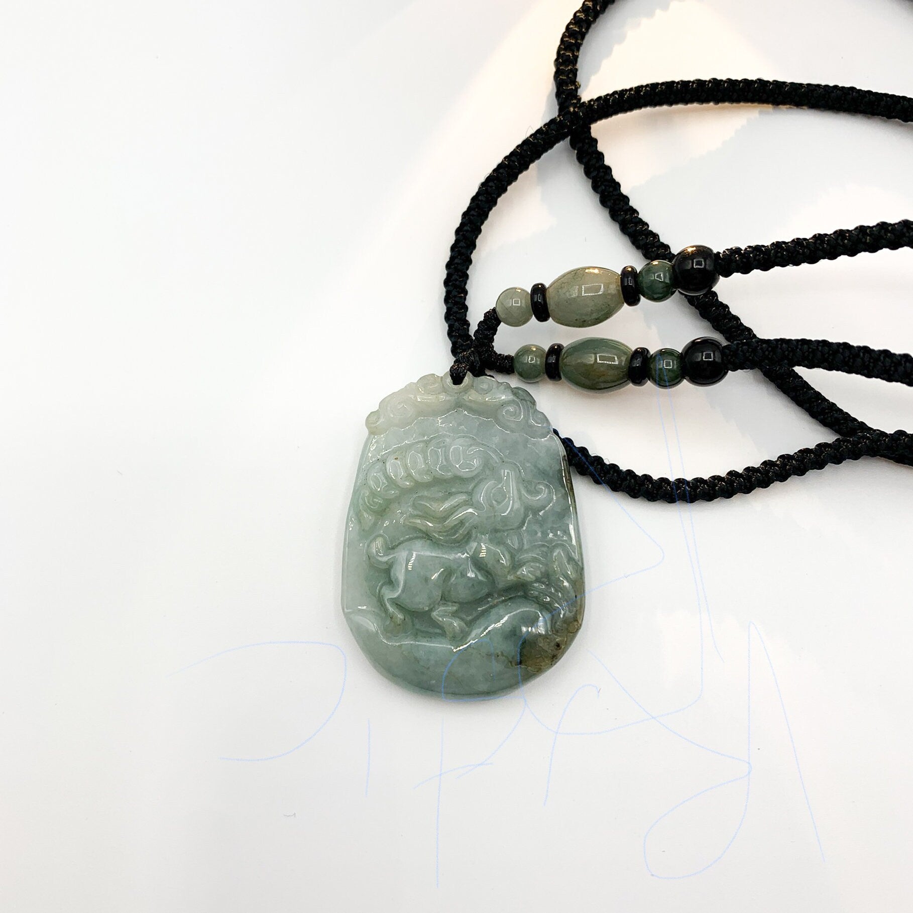 Jade hot sale rabbit necklace